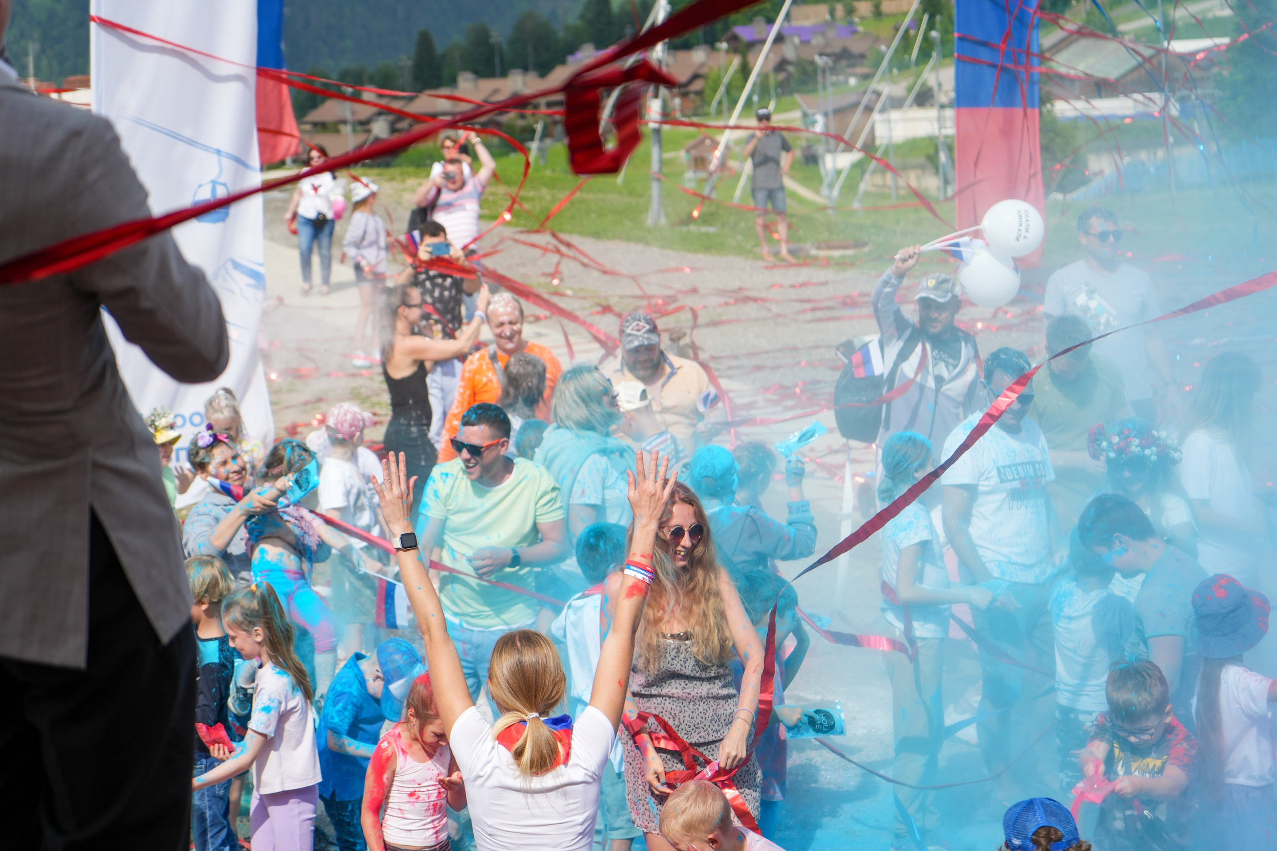 День России на курорте Газпром 2023. Репортажный фотограф в Красной Поляне и Сочи Павлюченко Екатерина