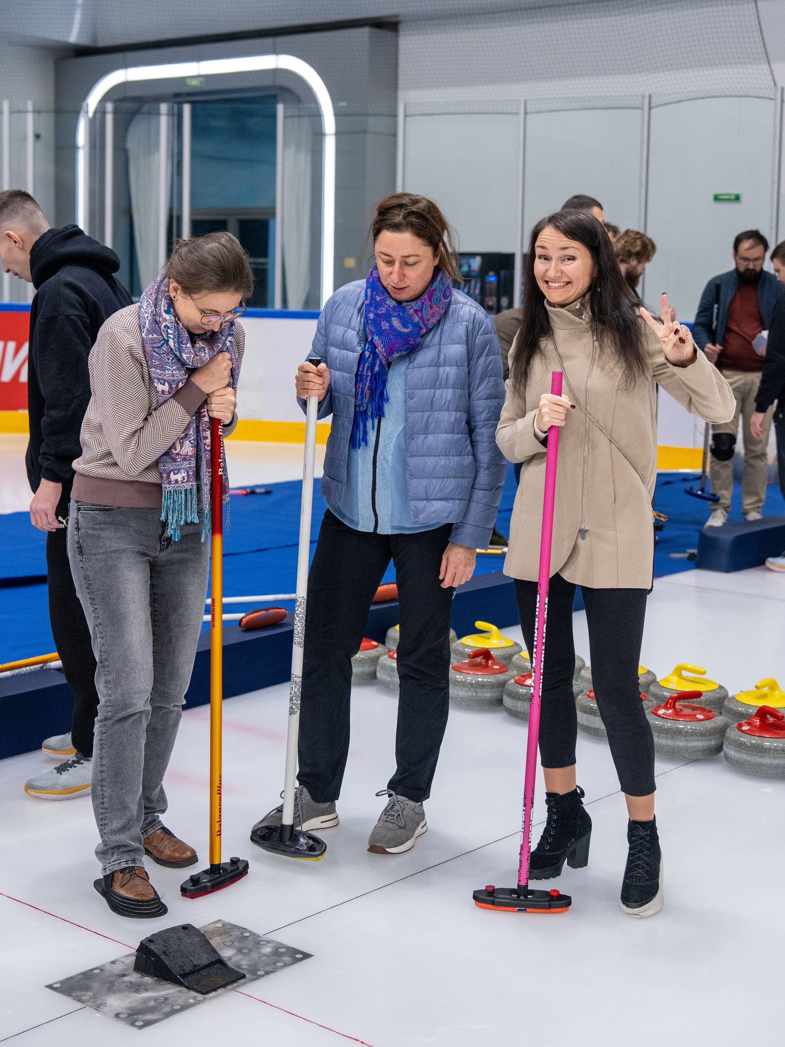 Керлинг для компании Р-Фарм. Репортажный фотограф в Красной Поляне и Сочи Павлюченко Екатерина