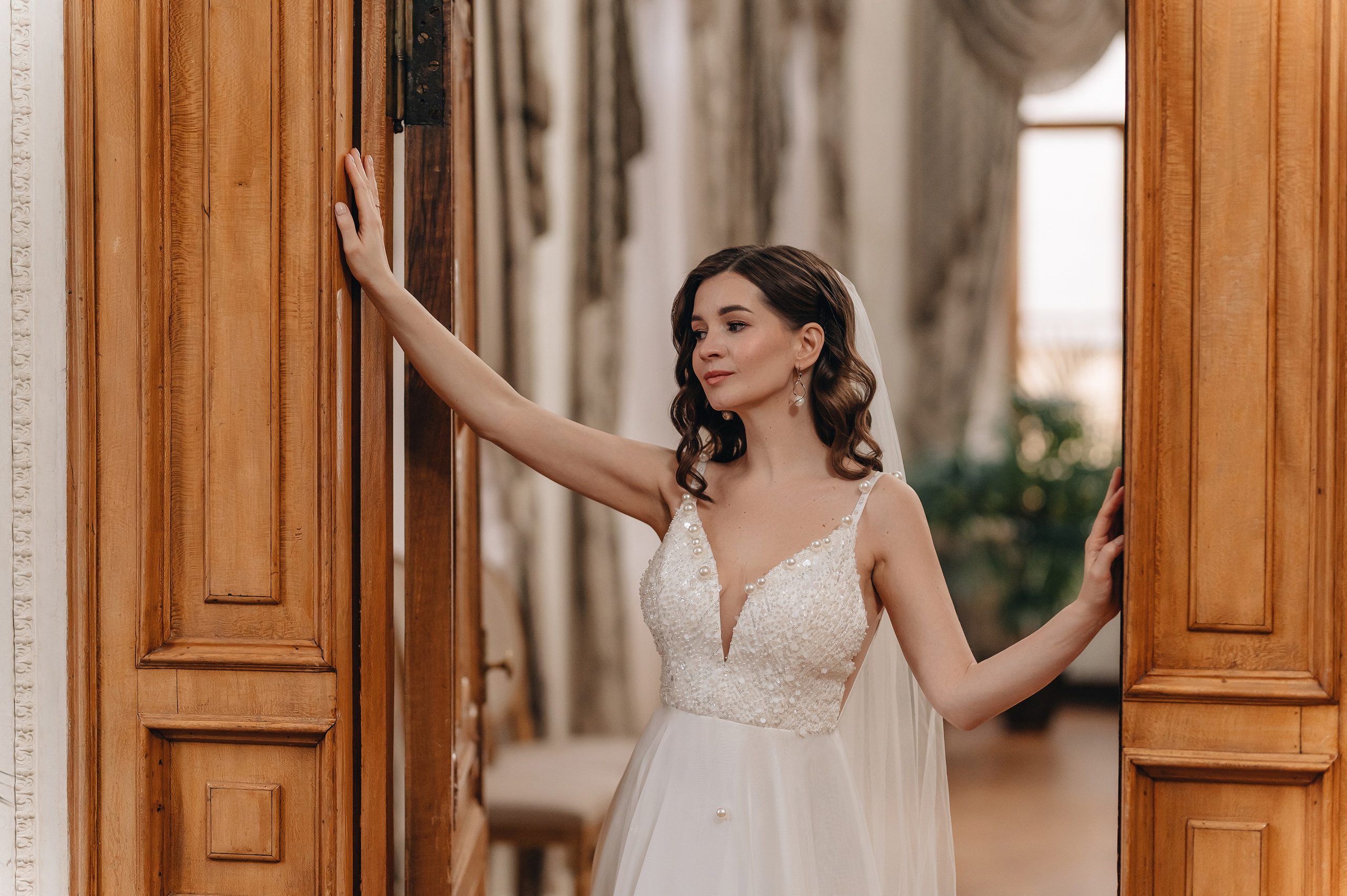 Свадебная фотосессия в библиотеке им. Пушкина. Портретный фотограф Москва Светлана Кашура