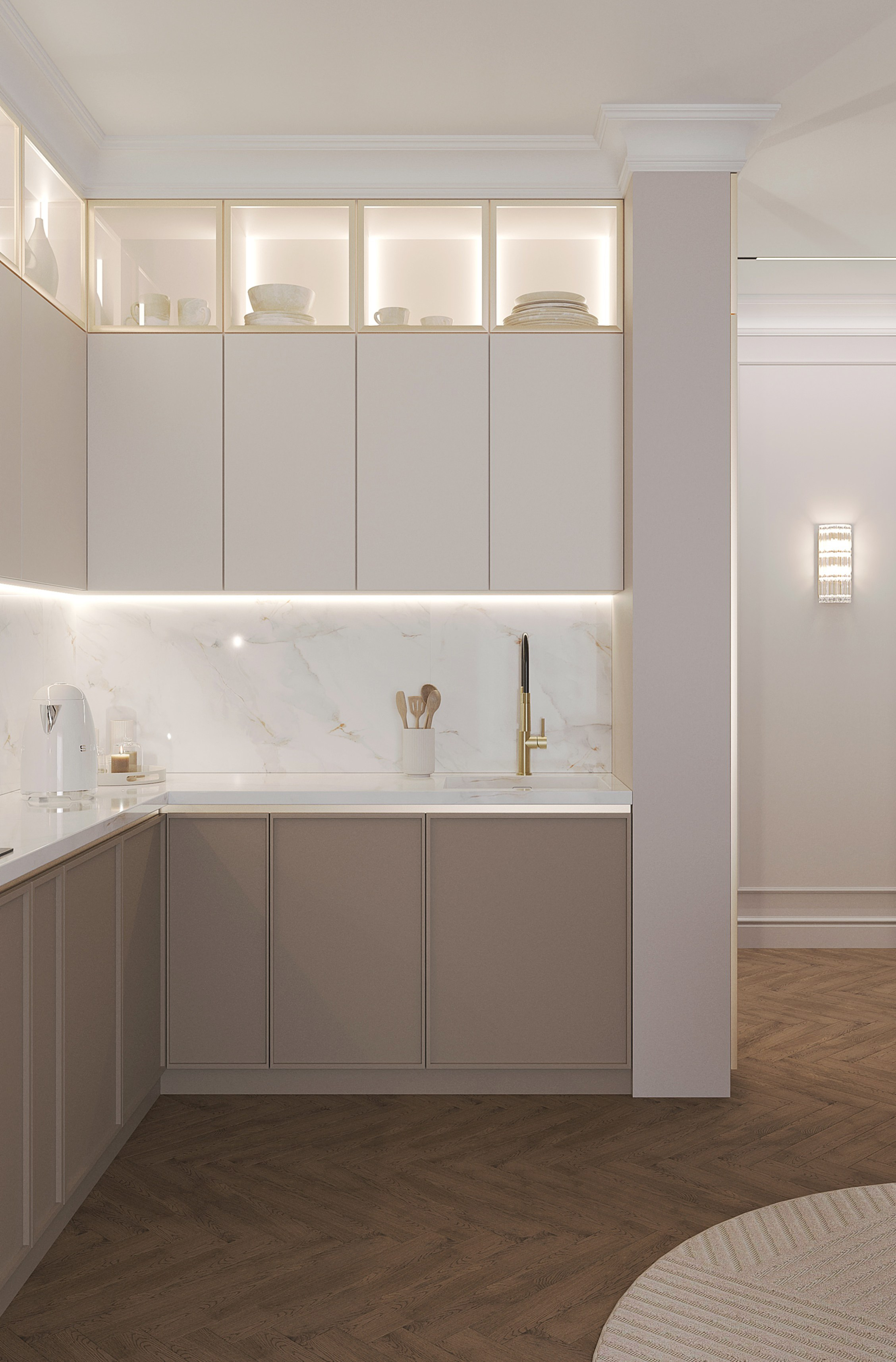 Проект ЖК City Bay Москва. Студия дизайна интерьера Лактионовой Елены