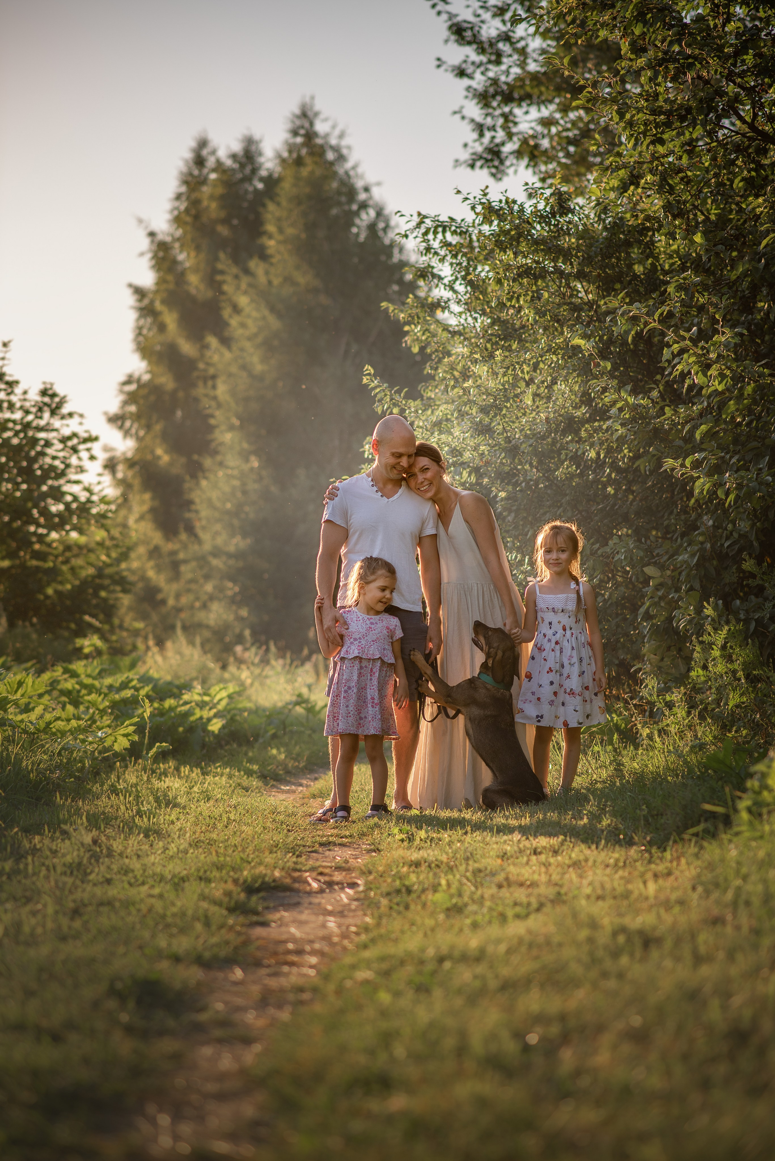 Семейная фотосессия на природе. Душевная фотография от сердца к сердцу Марина Жиделева фотограф Москва