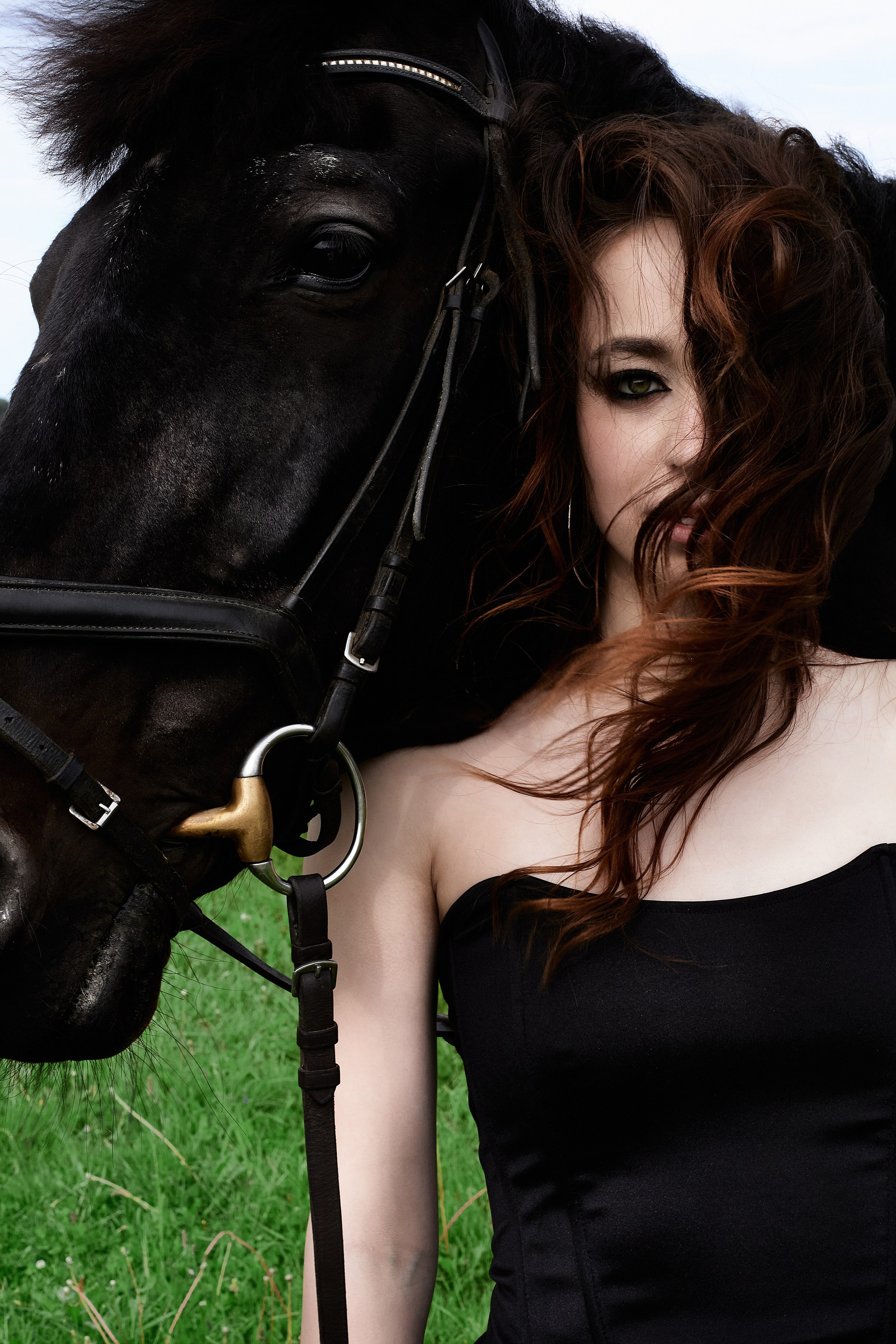 The black horse. Фотограф Надежда Куксина