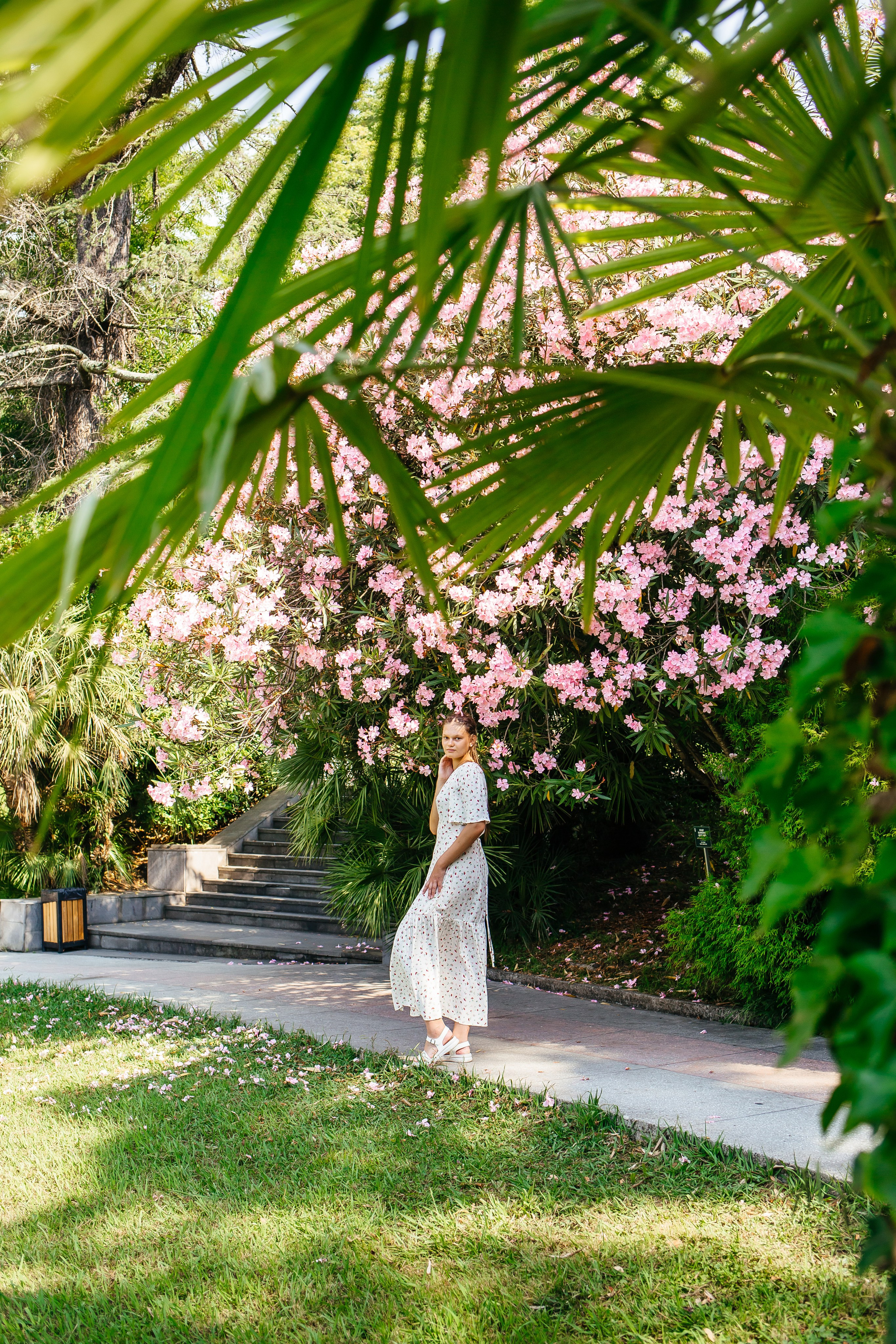 Пример профессиональной съемки в Сочинском дендрарии, фотограф Сочи