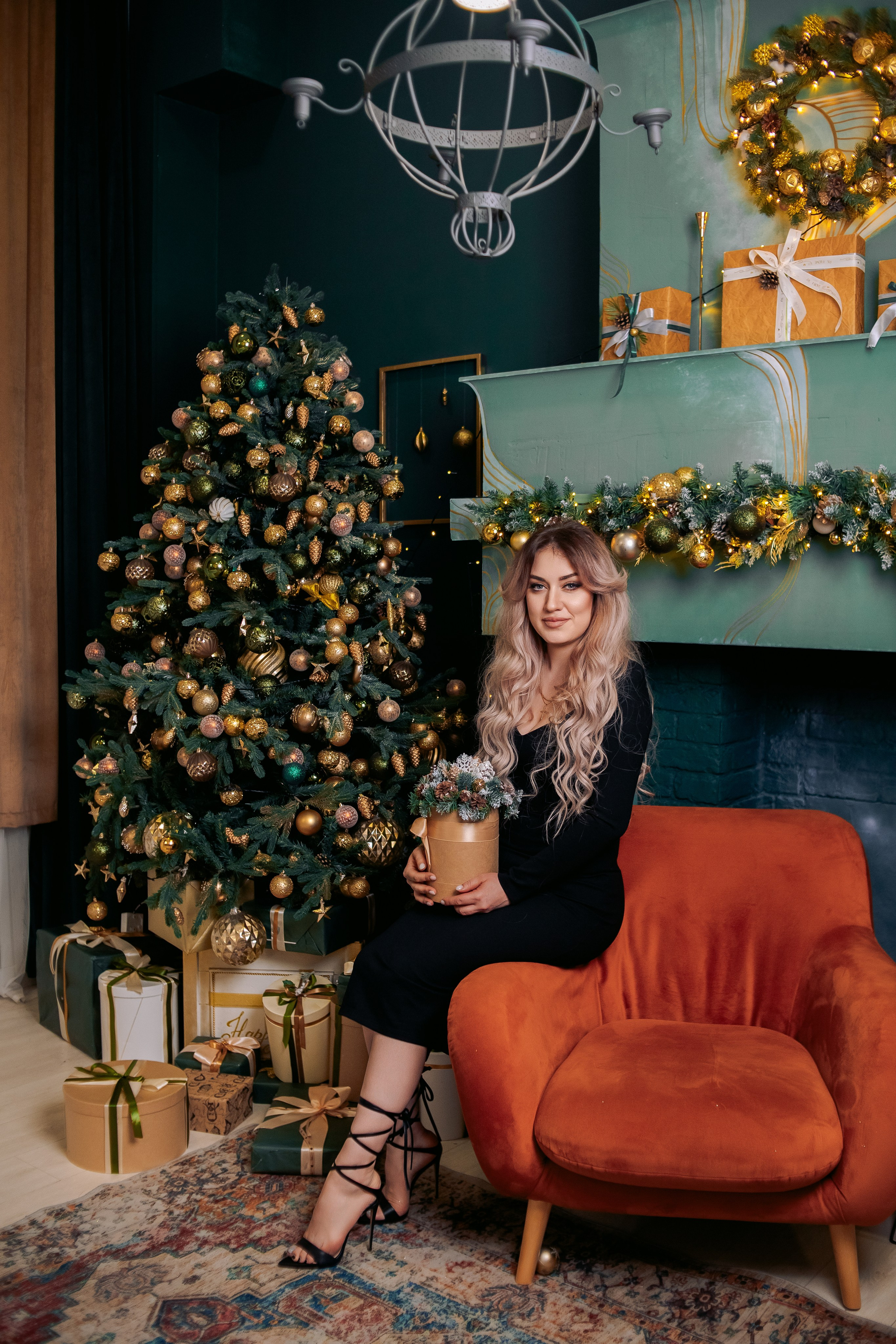 Новогодняя Семейная фотосессия в фотостудии Daily. Фотограф в Санкт-Петербурге, Анна Скворцова