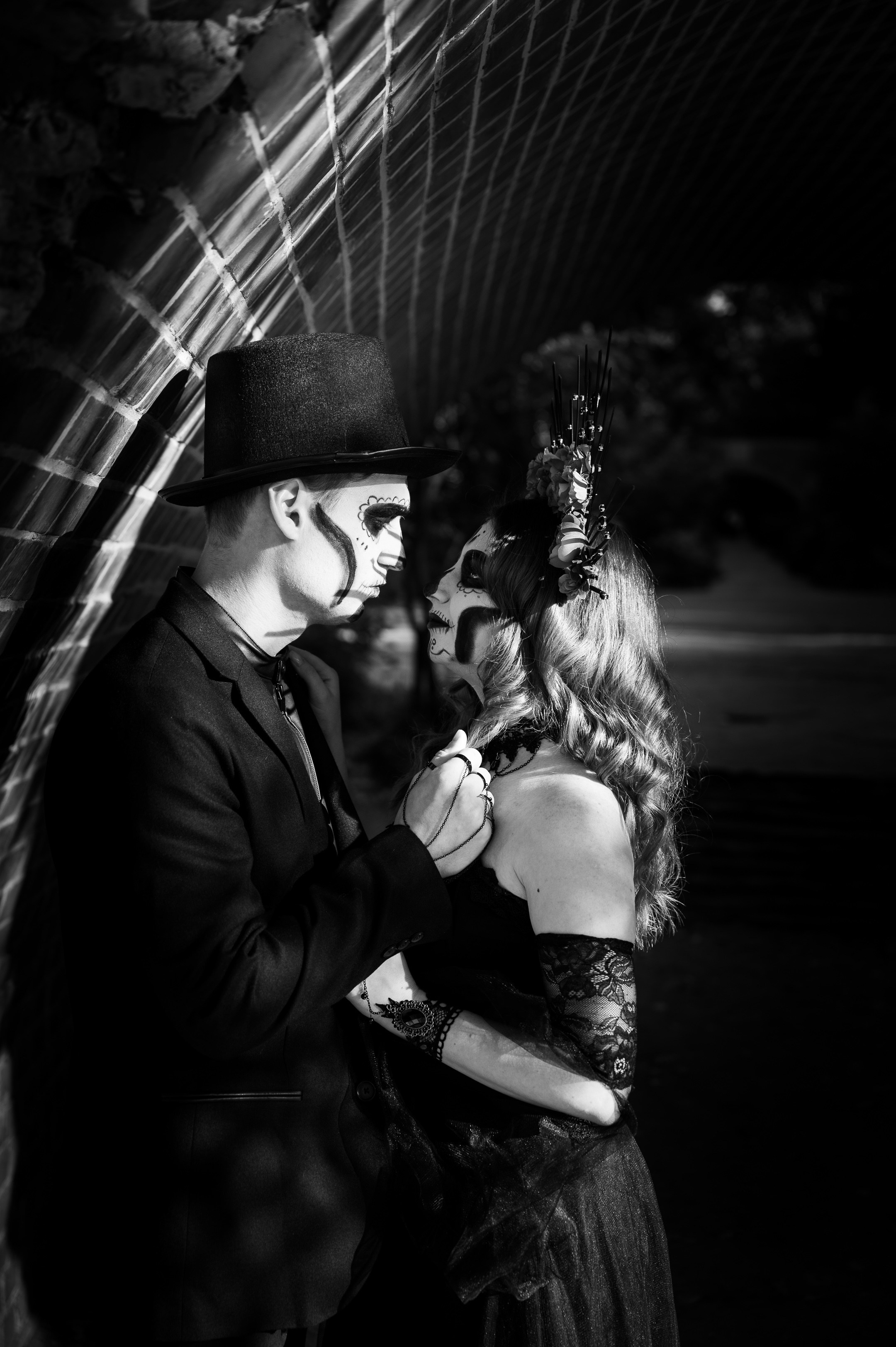 Halloween (Roman and Natalia). Photographer in Moscow Anna Chistiakova