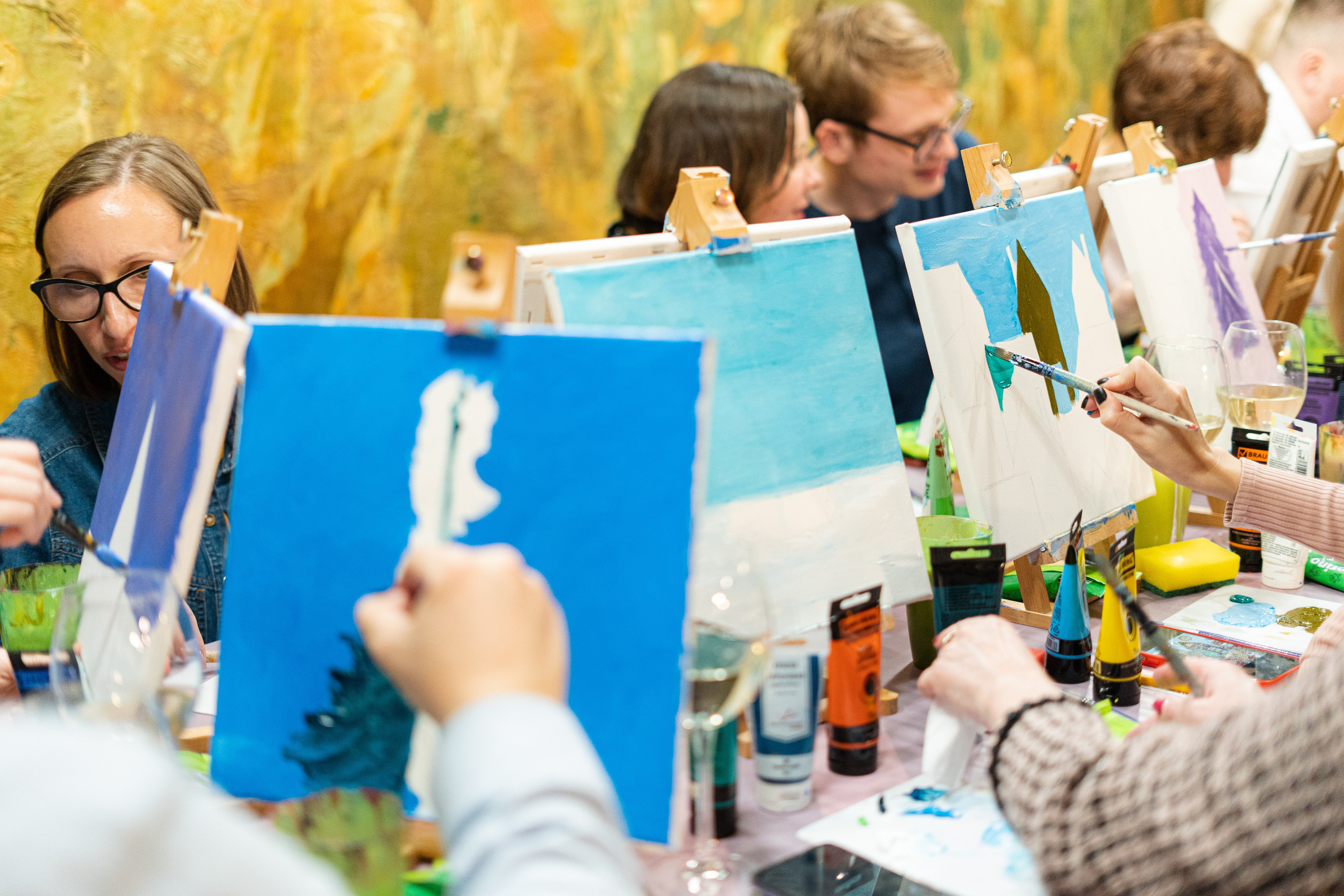 Корпоратив Teach Me Art 2. Портретный фотограф в Москве и Санкт-Петербурге Арина Чех