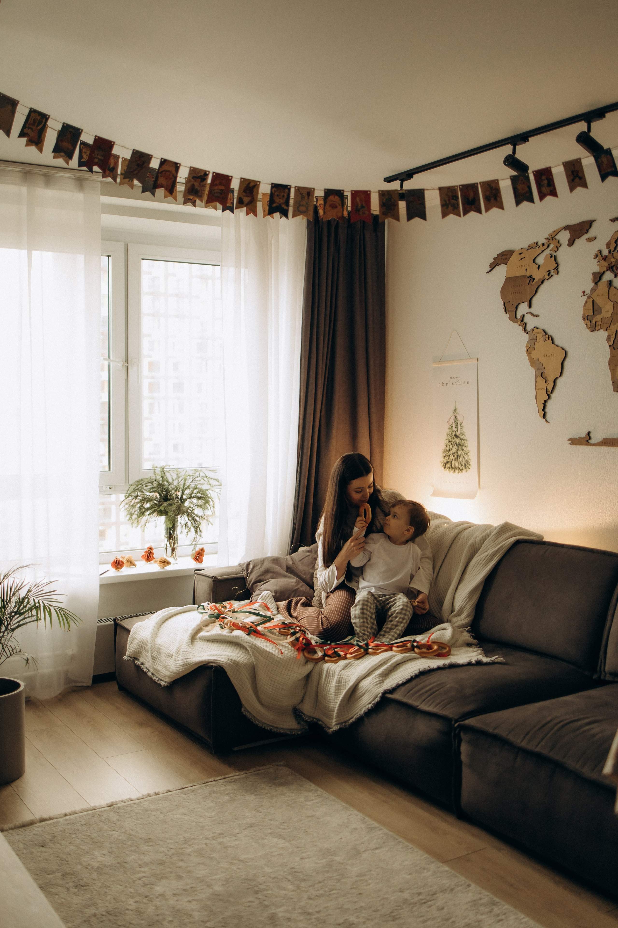 Алена и Родион. Семейный, домашний, ньюборн фотограф Москва Цветкова Елизавета