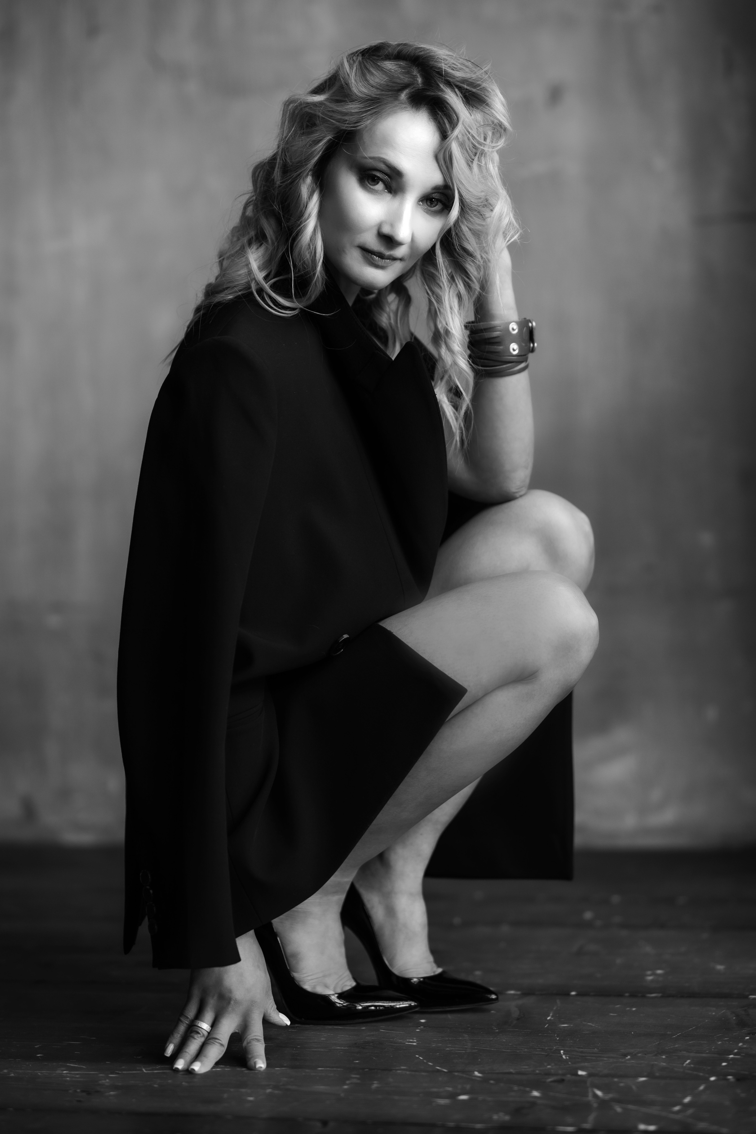 Женское. ЧБ Фотограф Ольга Лесли