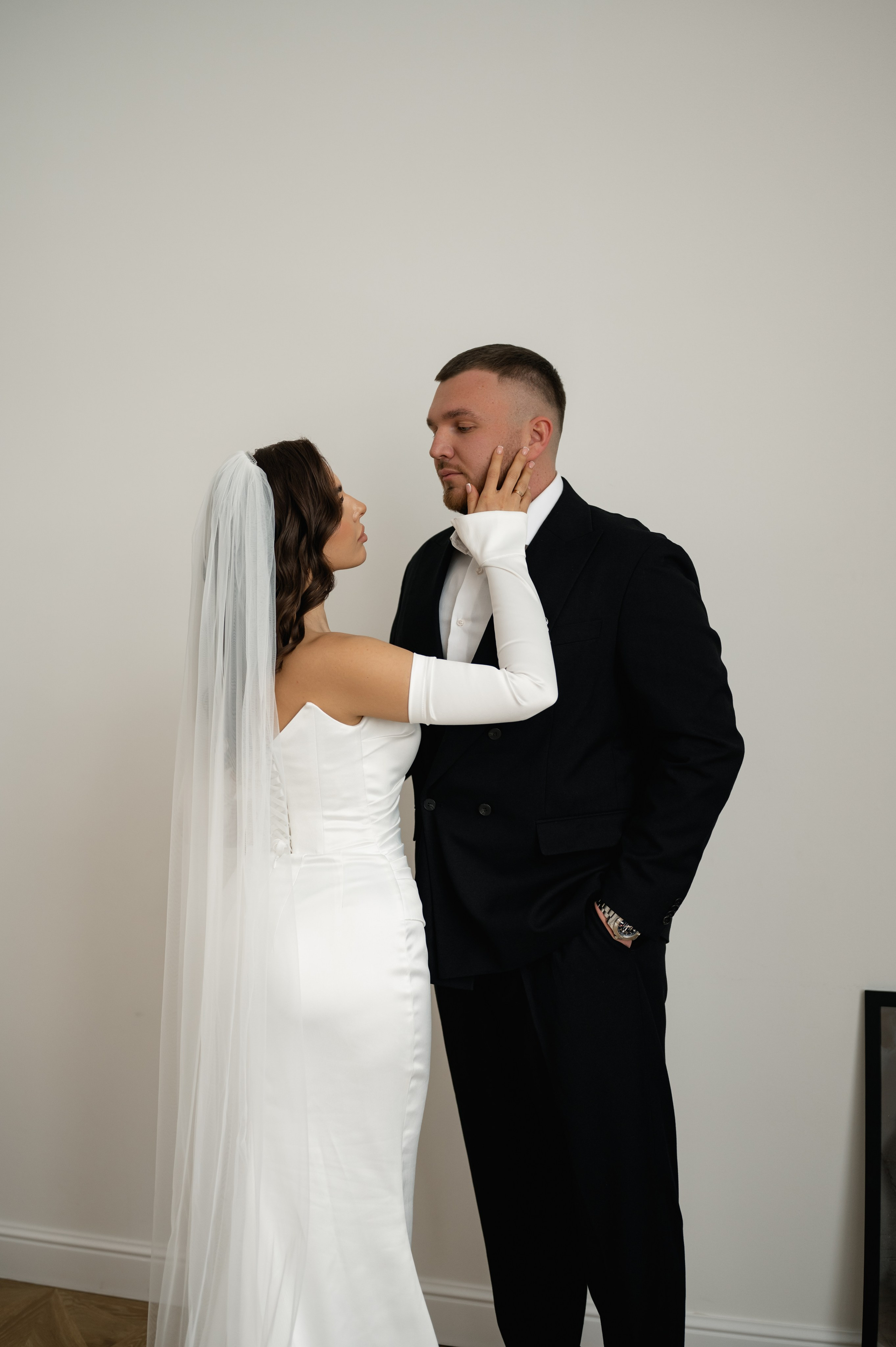 Свадебная фотосессия в студии. Свадебный и семейный фотограф в Краснодаре Алина Мельник