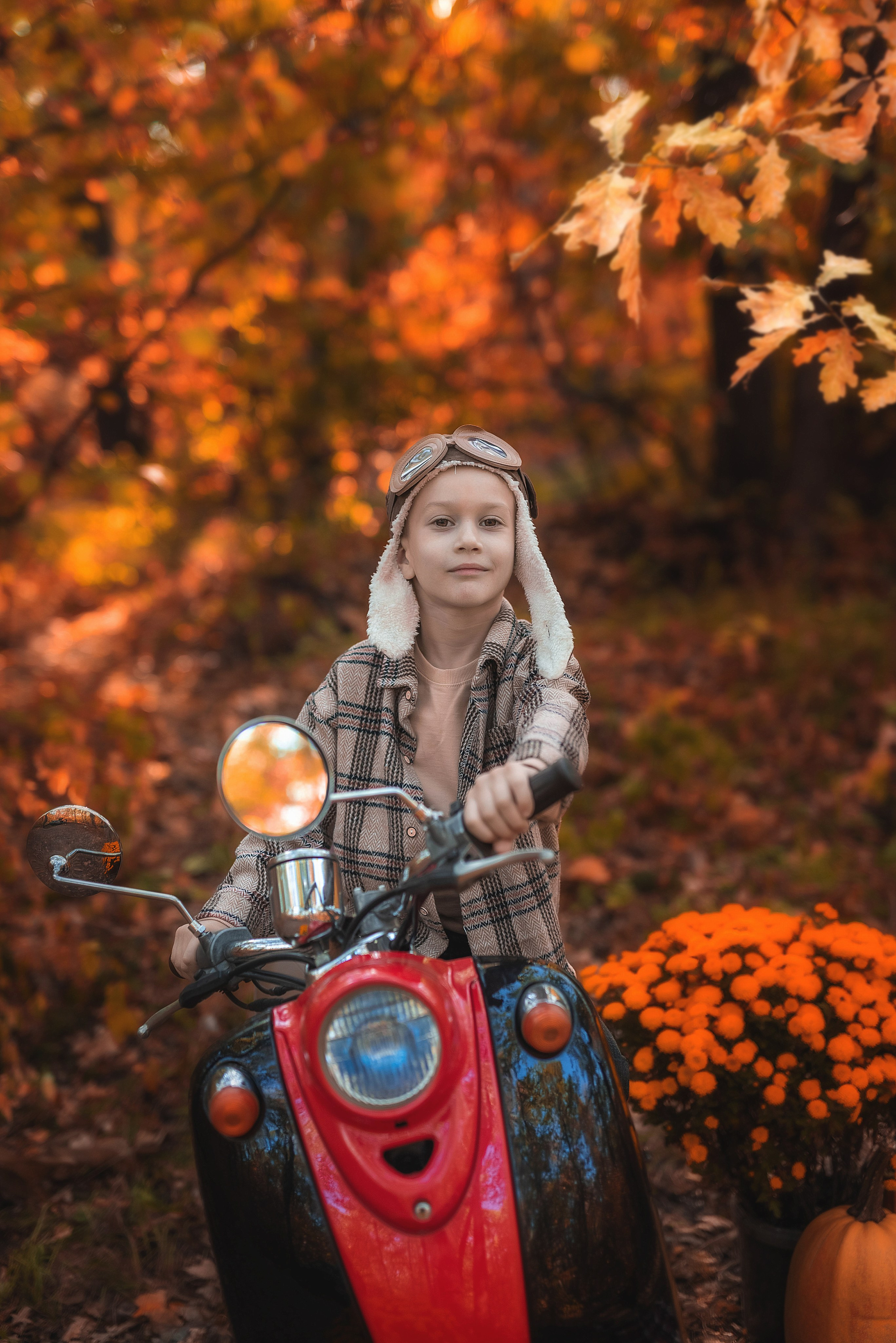 Осенняя фотосессия в лесу. Семейный, детский фотограф в Воронеже Анна Никитина