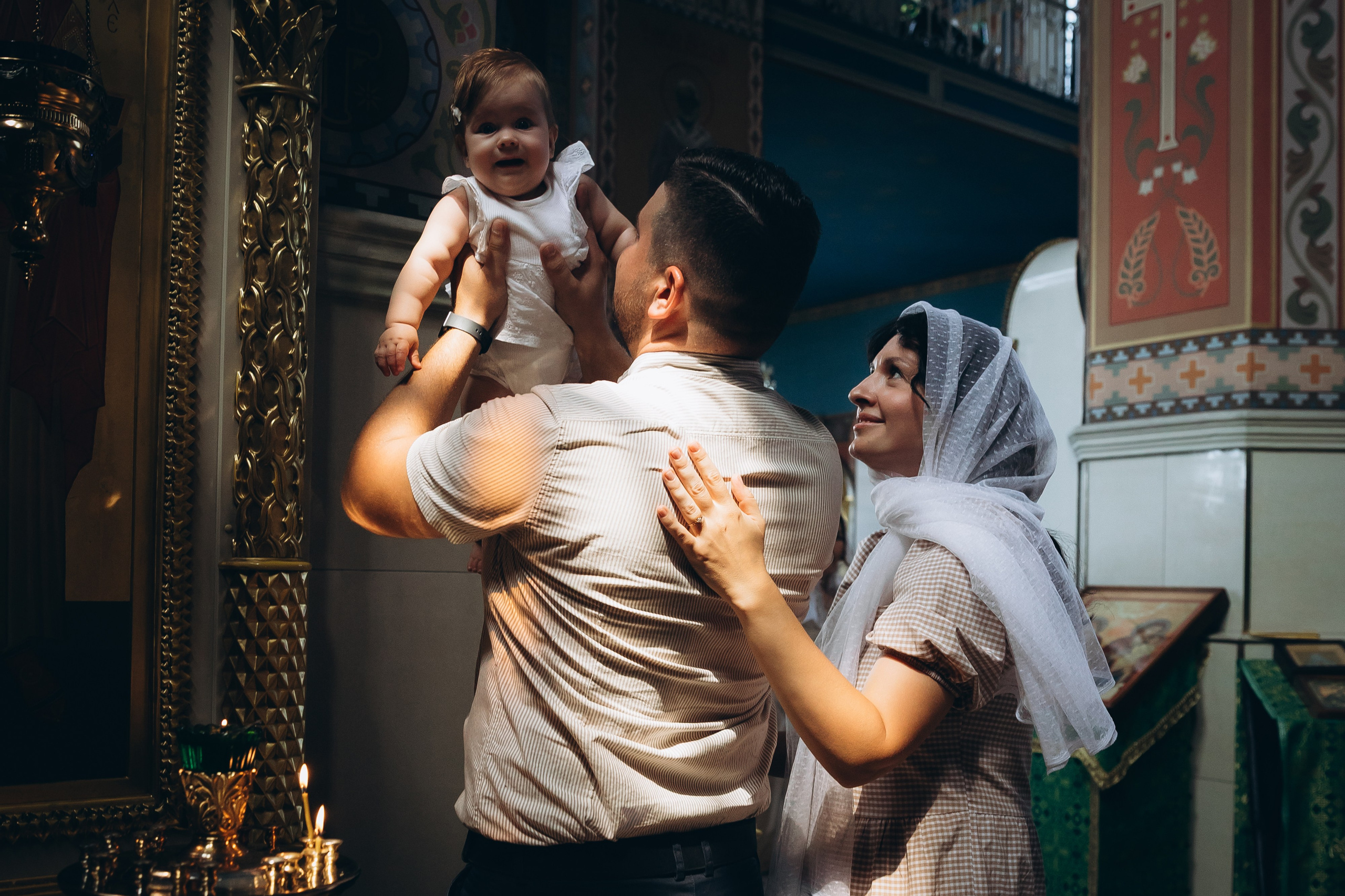 Крещение Анечки. Фотограф в Краснодаре Алла Потоцкая