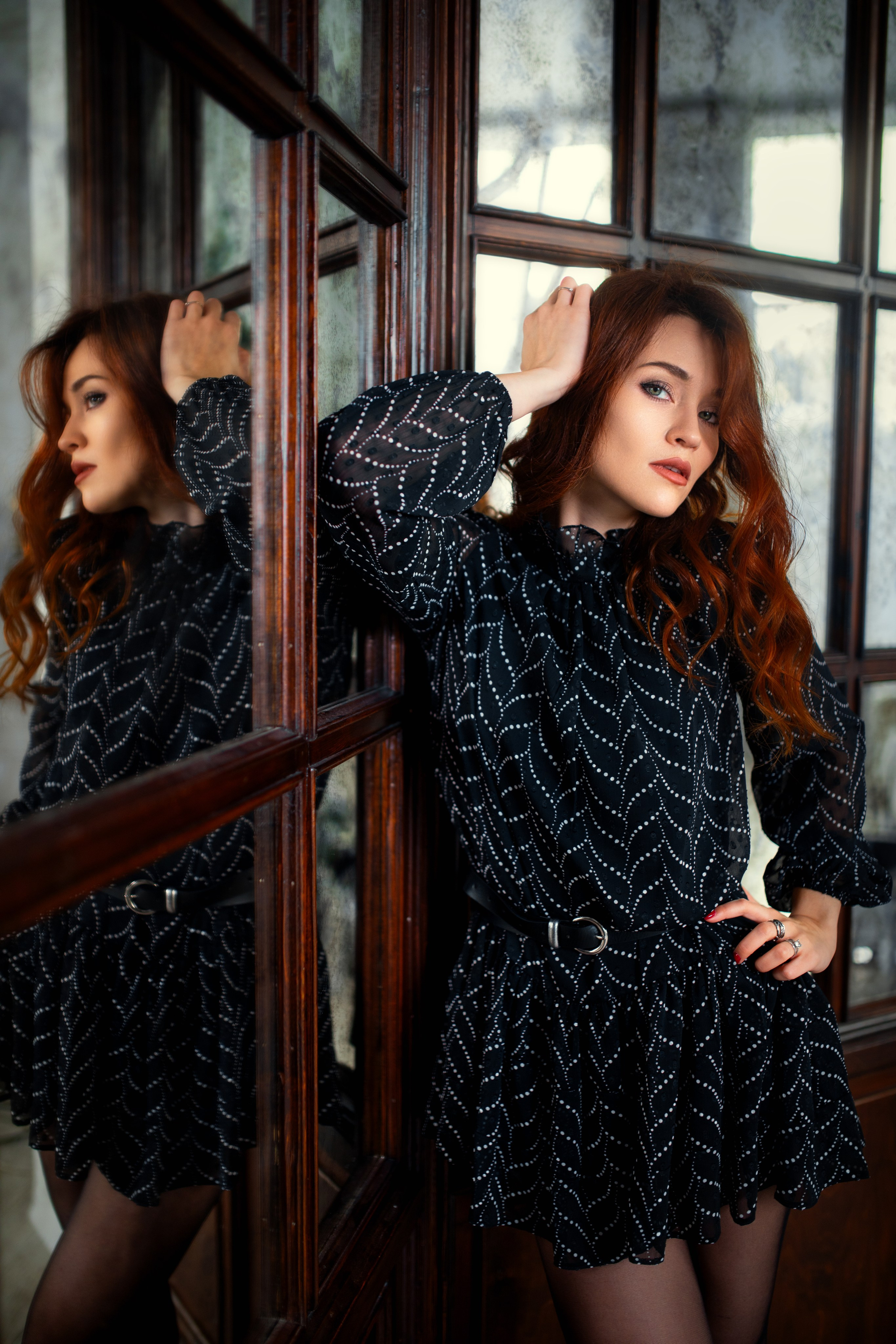 Студийный фотосет с Еленой в интерьере и на циклораме в формате для «себя»