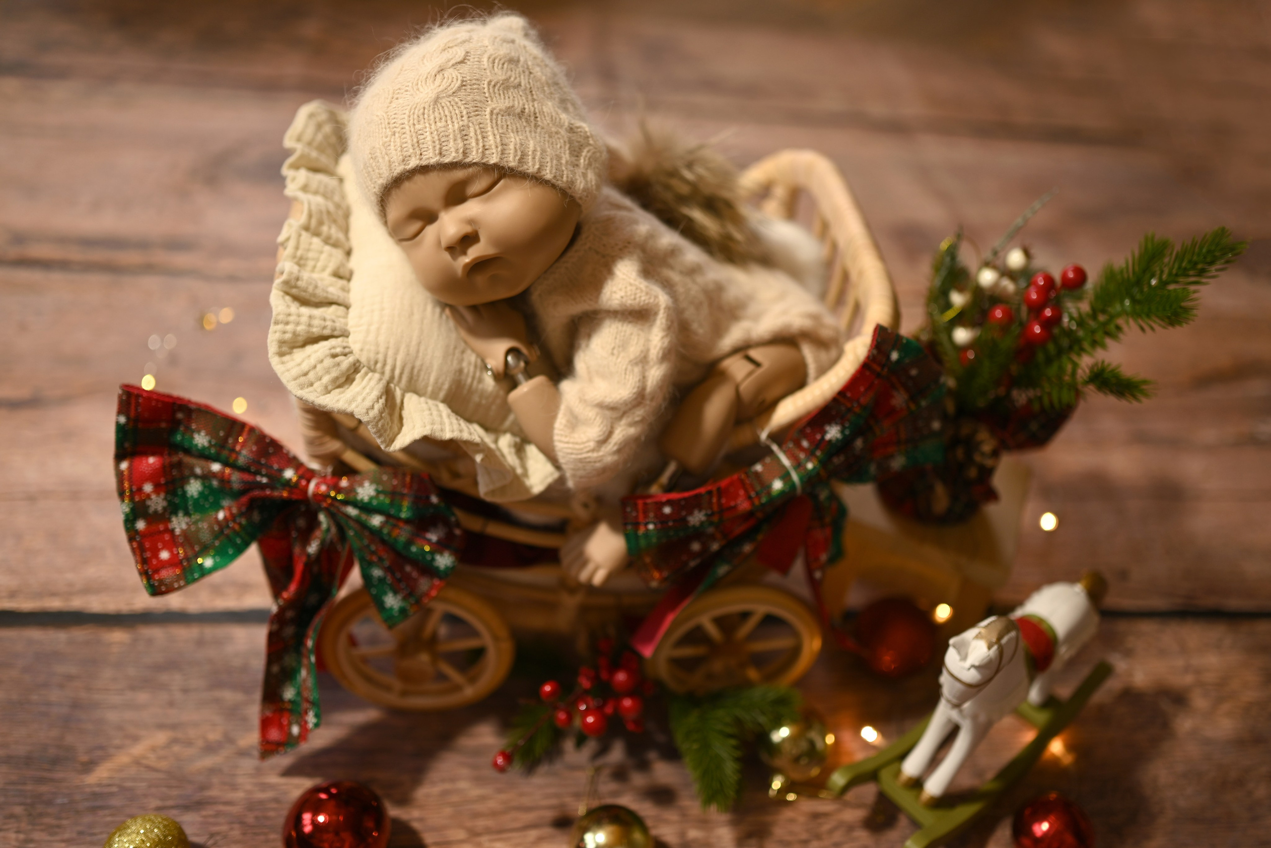 Новогодние образы. Newborn42.ru Фотограф новорожденных  г. Кемерово Агафонова Жанна