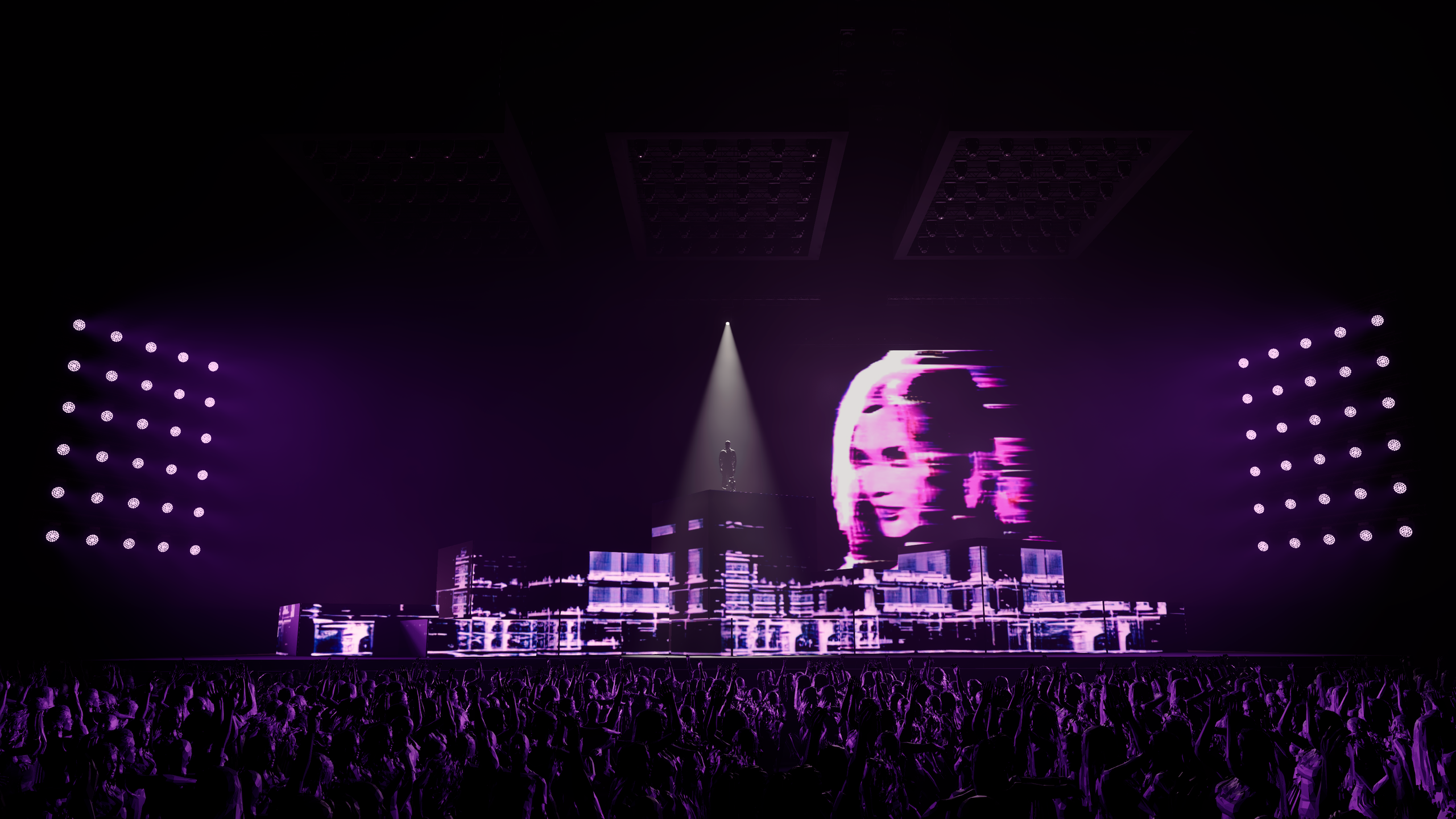 ABOVE THE CITY. OOPS