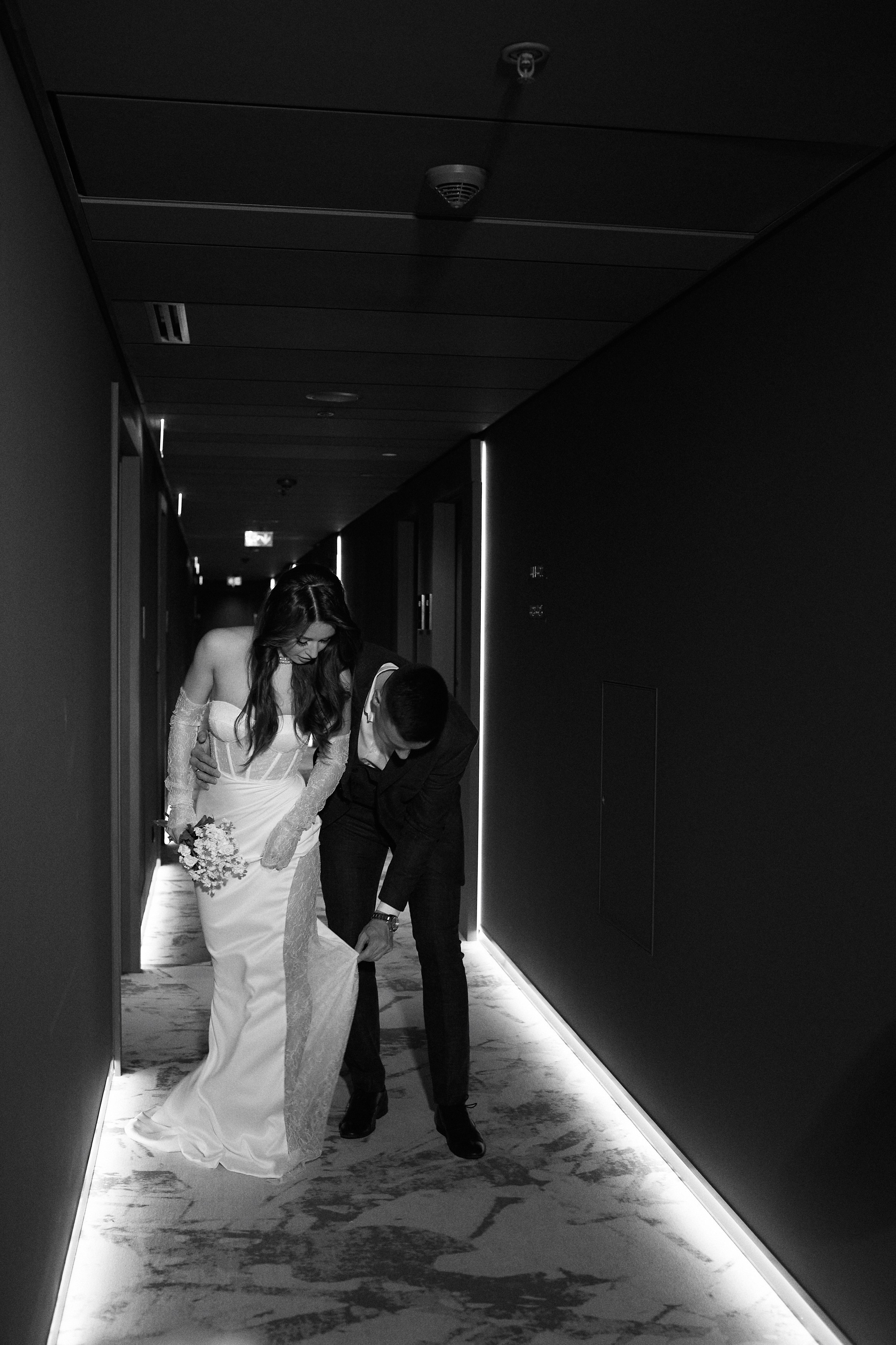 Кристина и Олег в отеле. Свадебный фотограф Москва Калуга