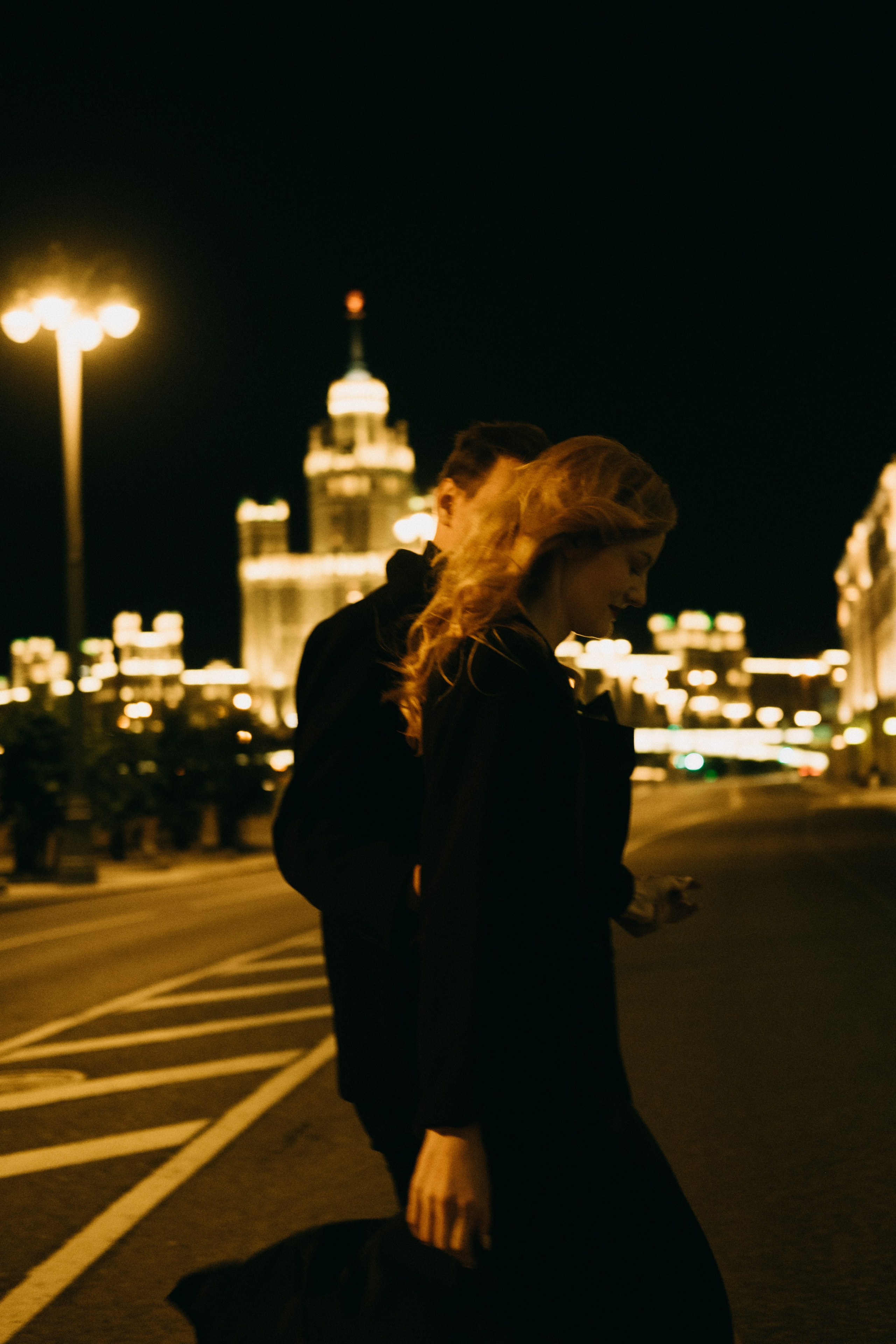 По ночному городу. Свадебный фотограф Александра Тюлякова