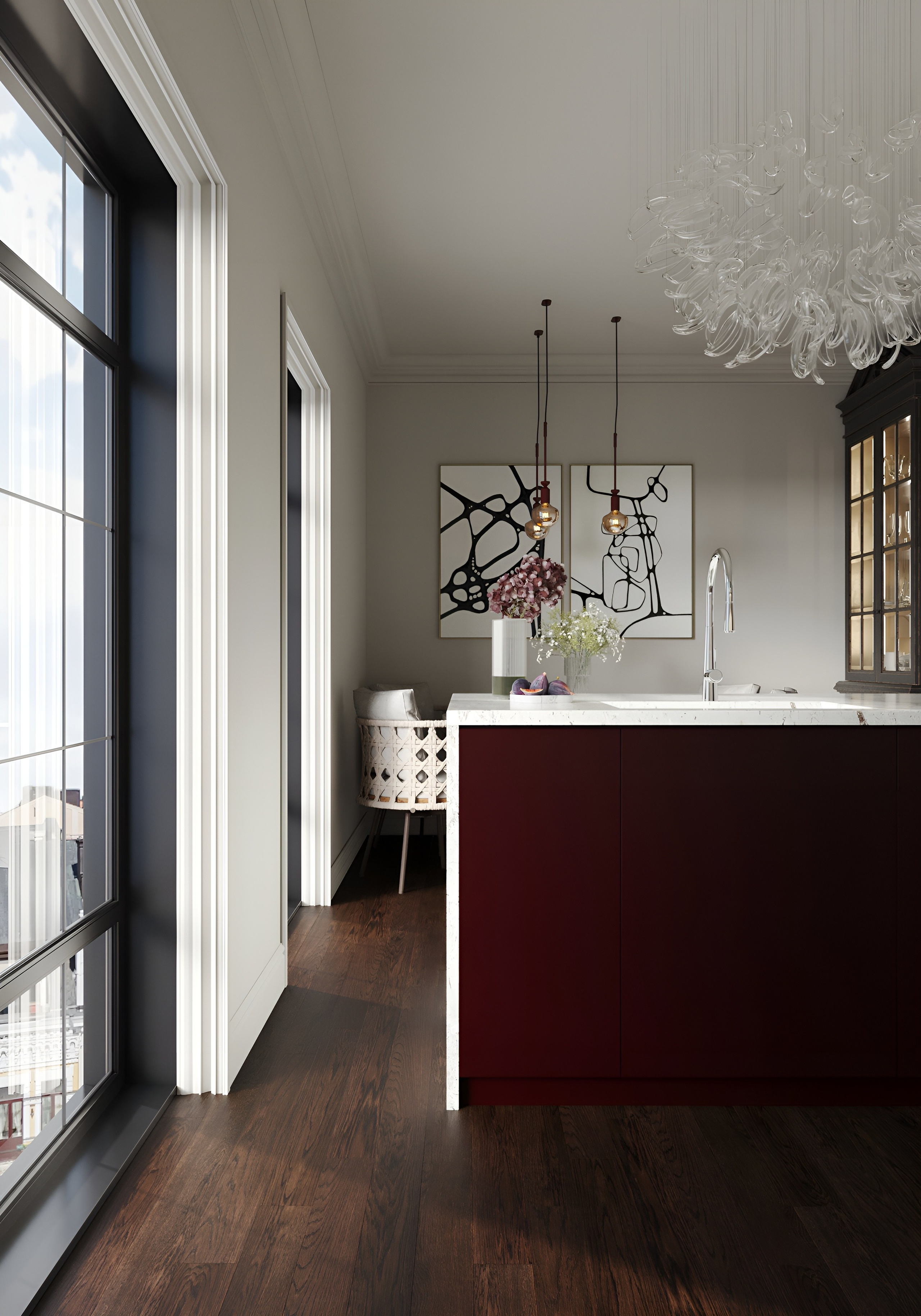 Amber Club Санкт-Петербург. 3D Визуализация интерьеров жилых и коммерческих помещений