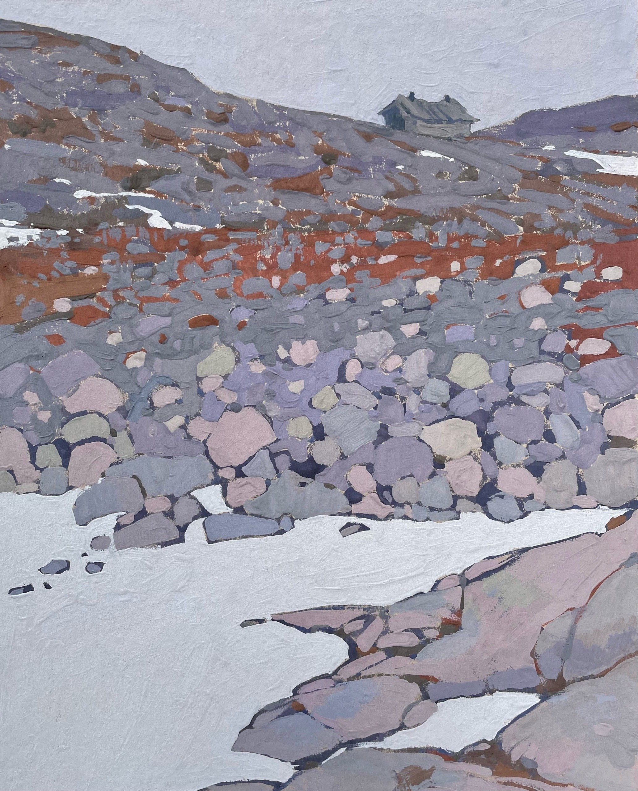 Териберка. Художница Лиза Владимирова