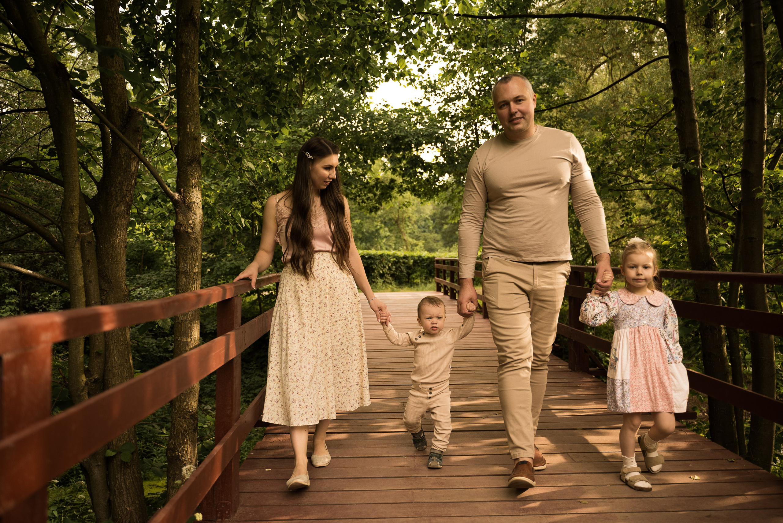 Семья Натальи. Прогулка. Фотограф Ксения Огородова портфолио