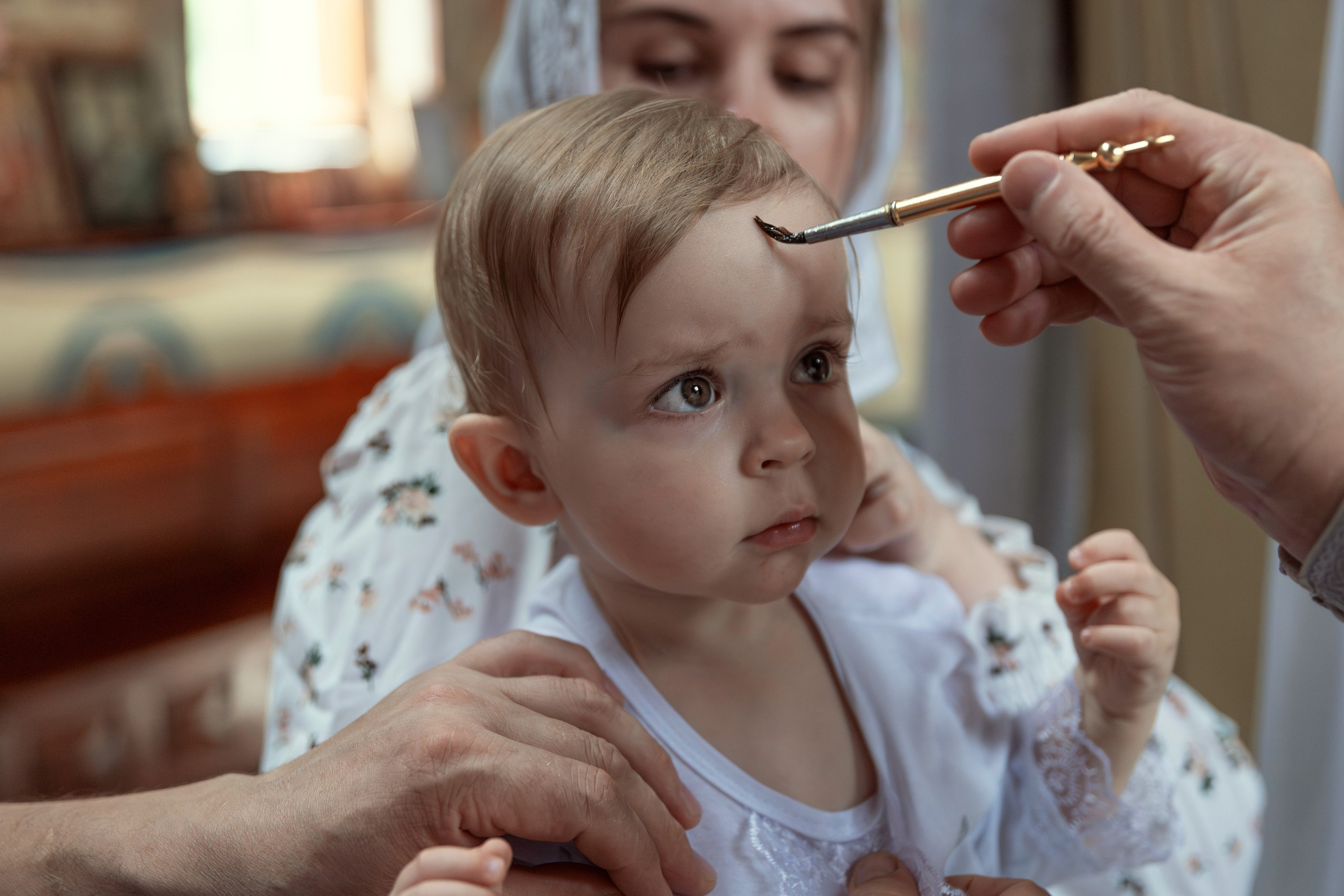Крещение Родиона. ТОП Фотограф на Крещение и Венчание Железногорск Алексей Мещеряков