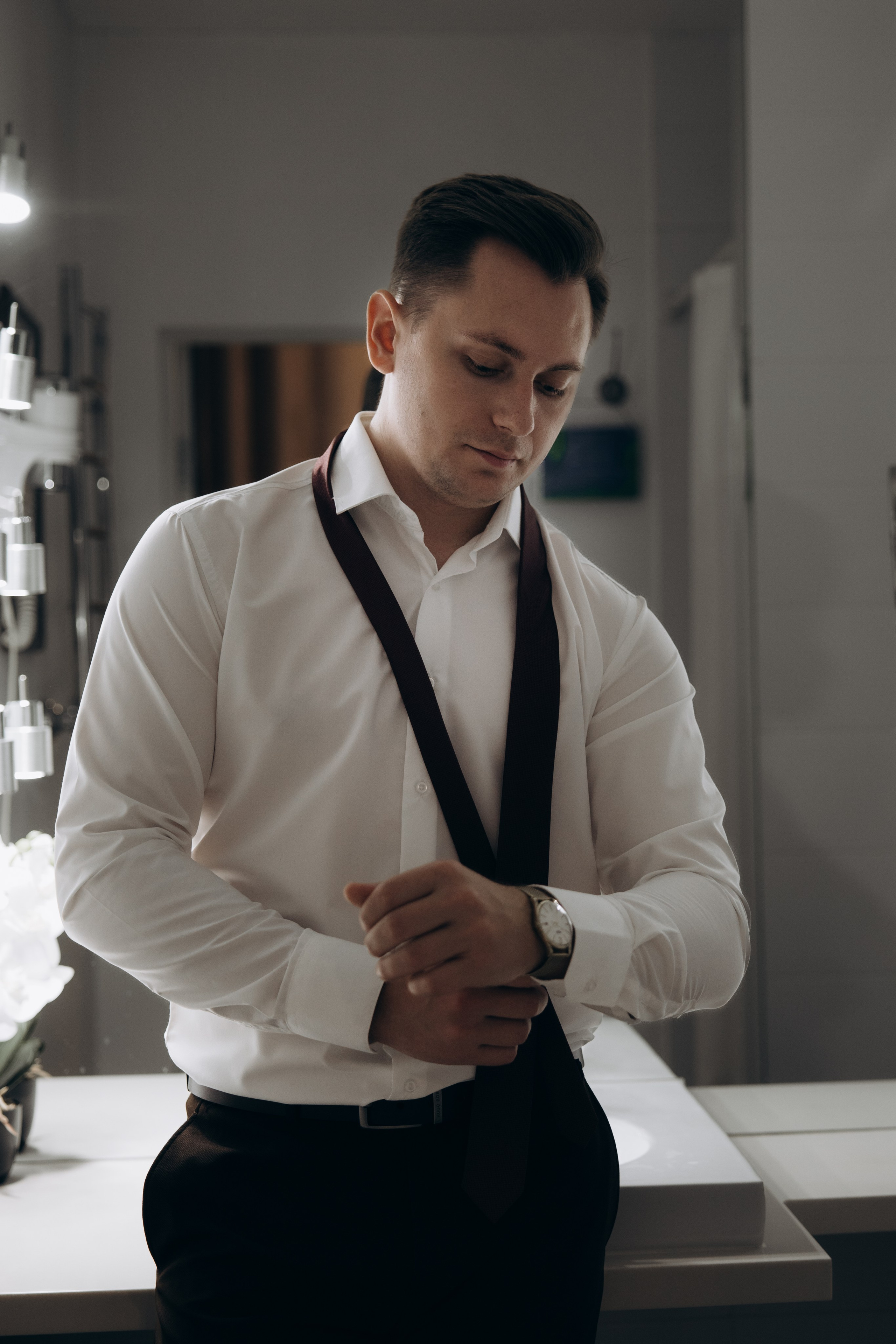 Свадебная фотосъемка в Пензе: Ольга и Владислав в отеле и студии «Перспектива»