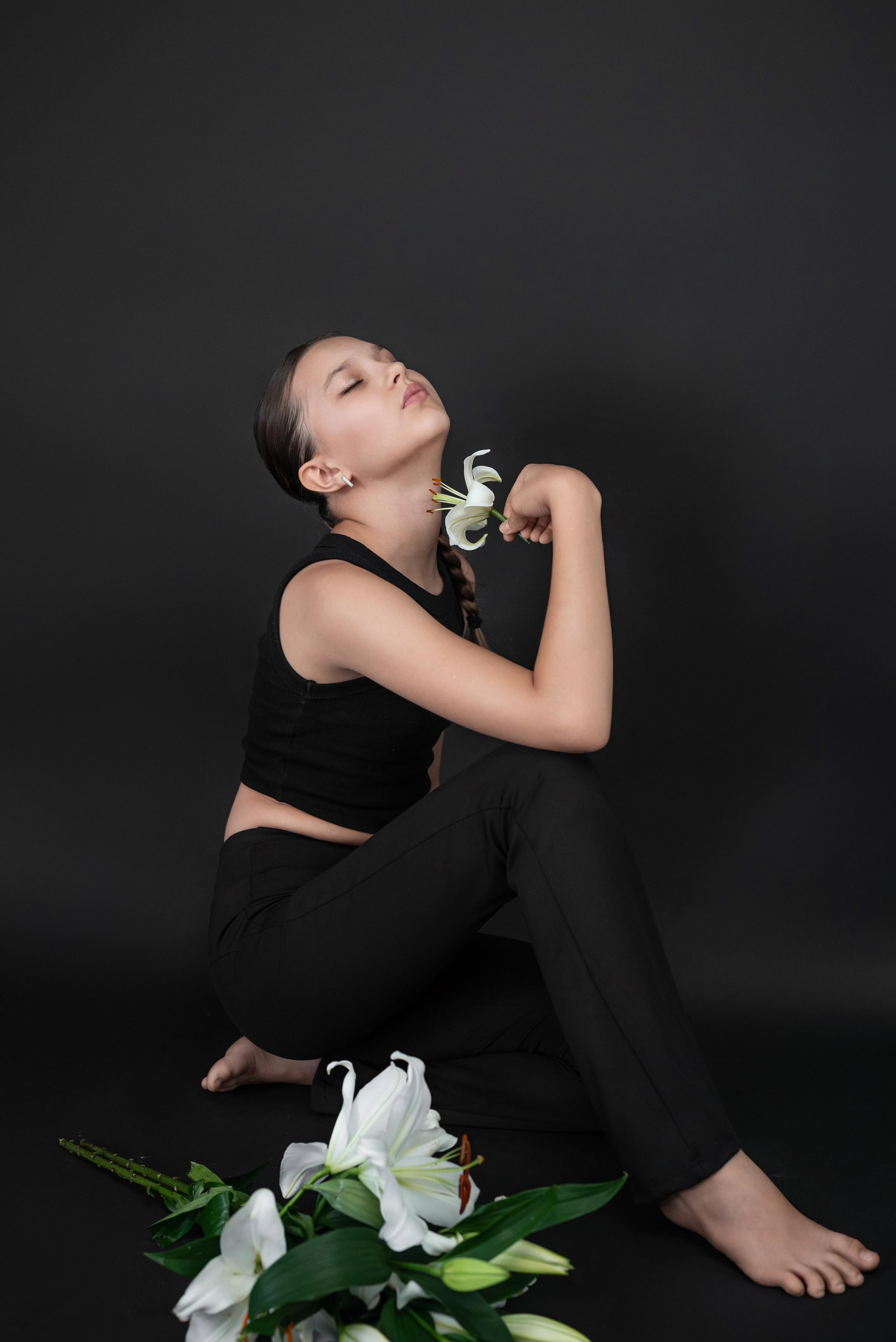Фотопроект *Белые лилии*. Фотограф в городе Салават