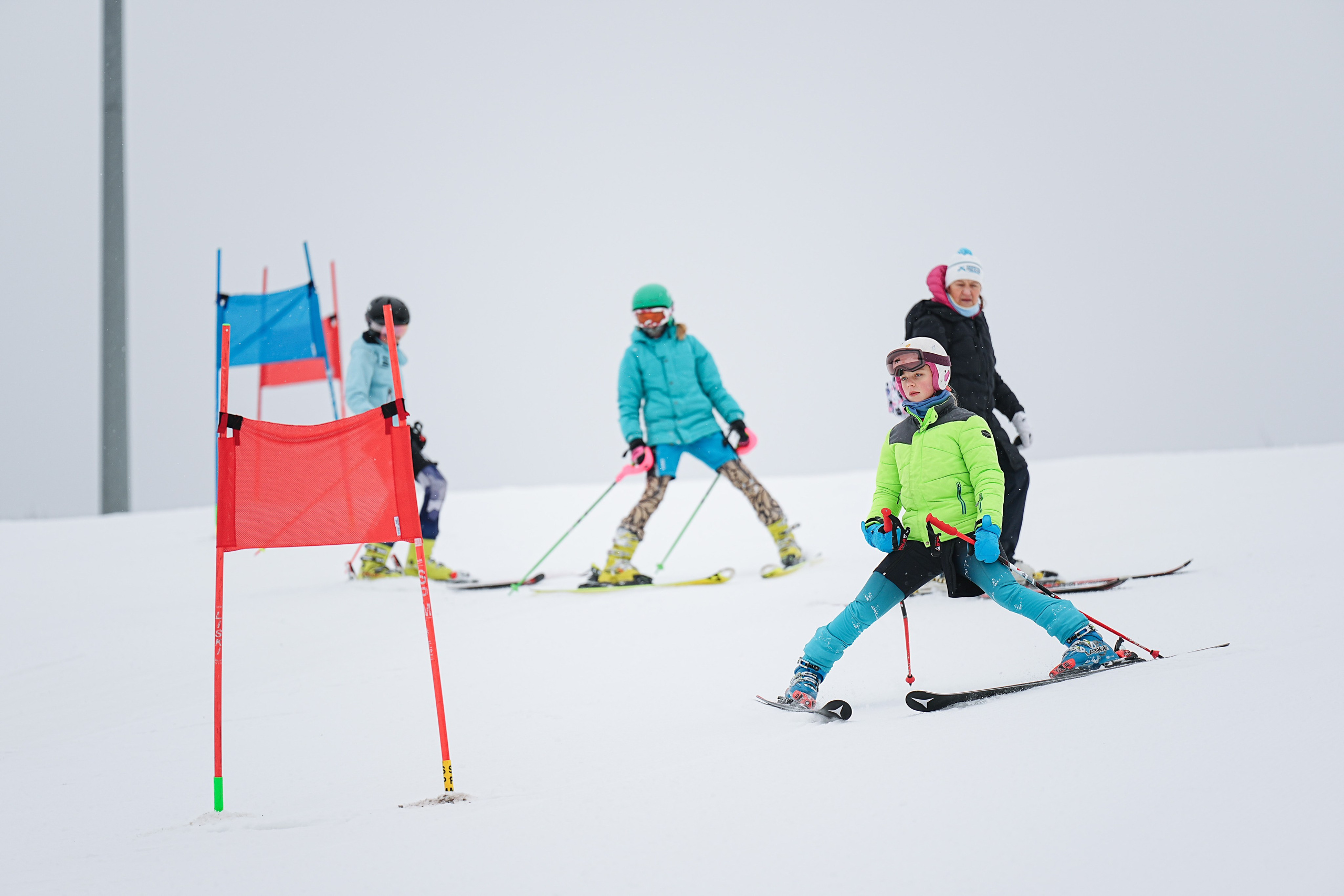 Горные лыжи. Первенство Центрального Федерального Округа. GS U14 Шуколово. Фотограф Студитский Евгений