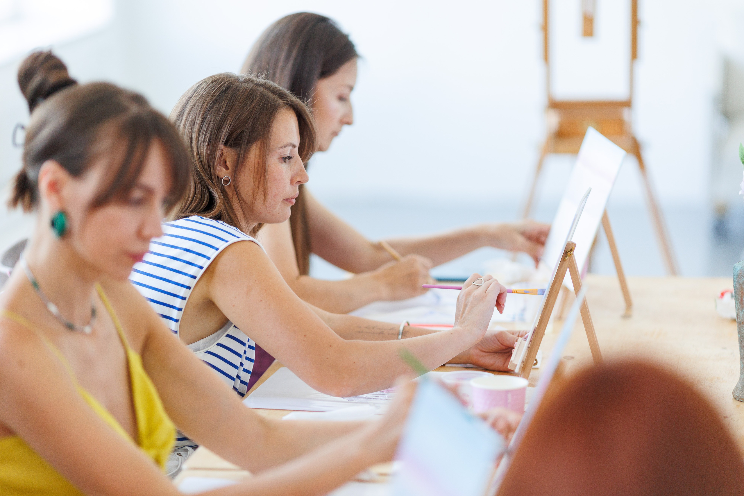 Девичник. МК по живописи. Фотограф Шейдаев Эмин г. Волгоград