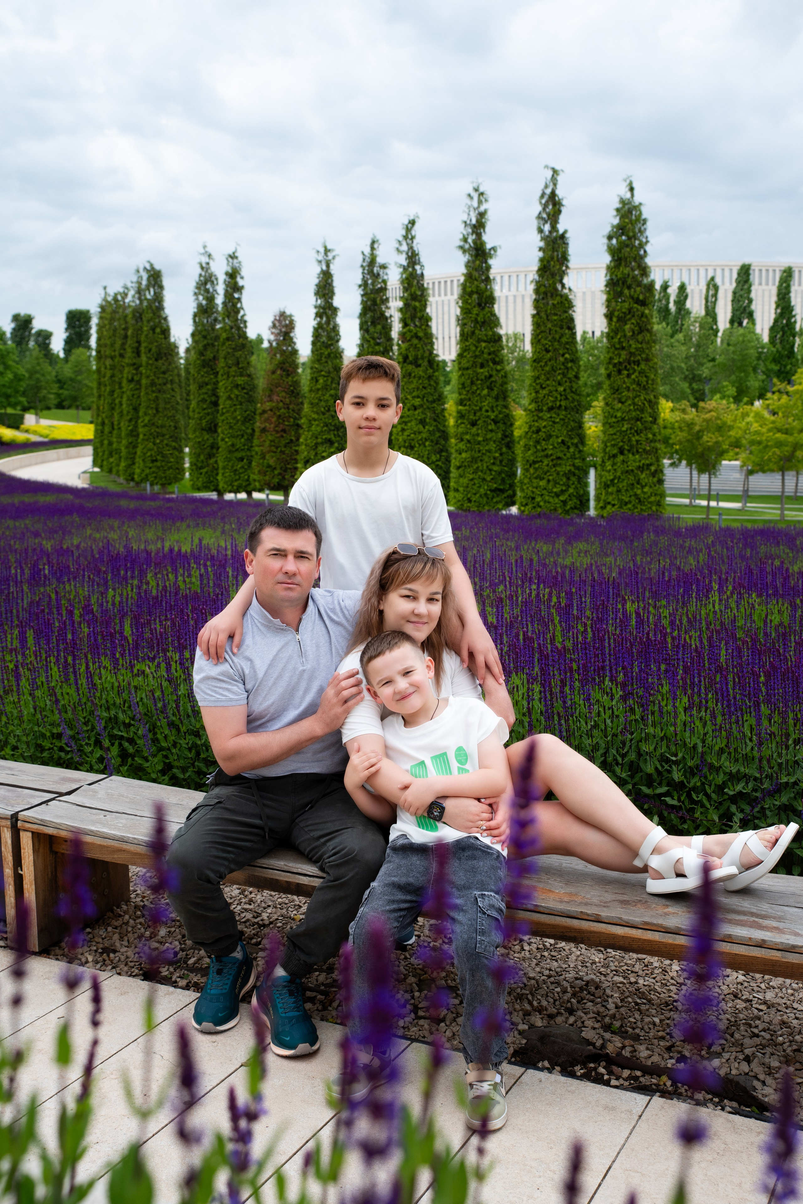 Семья Ирины в парке Галицкого. Фотограф в Краснодаре Анна Карелина