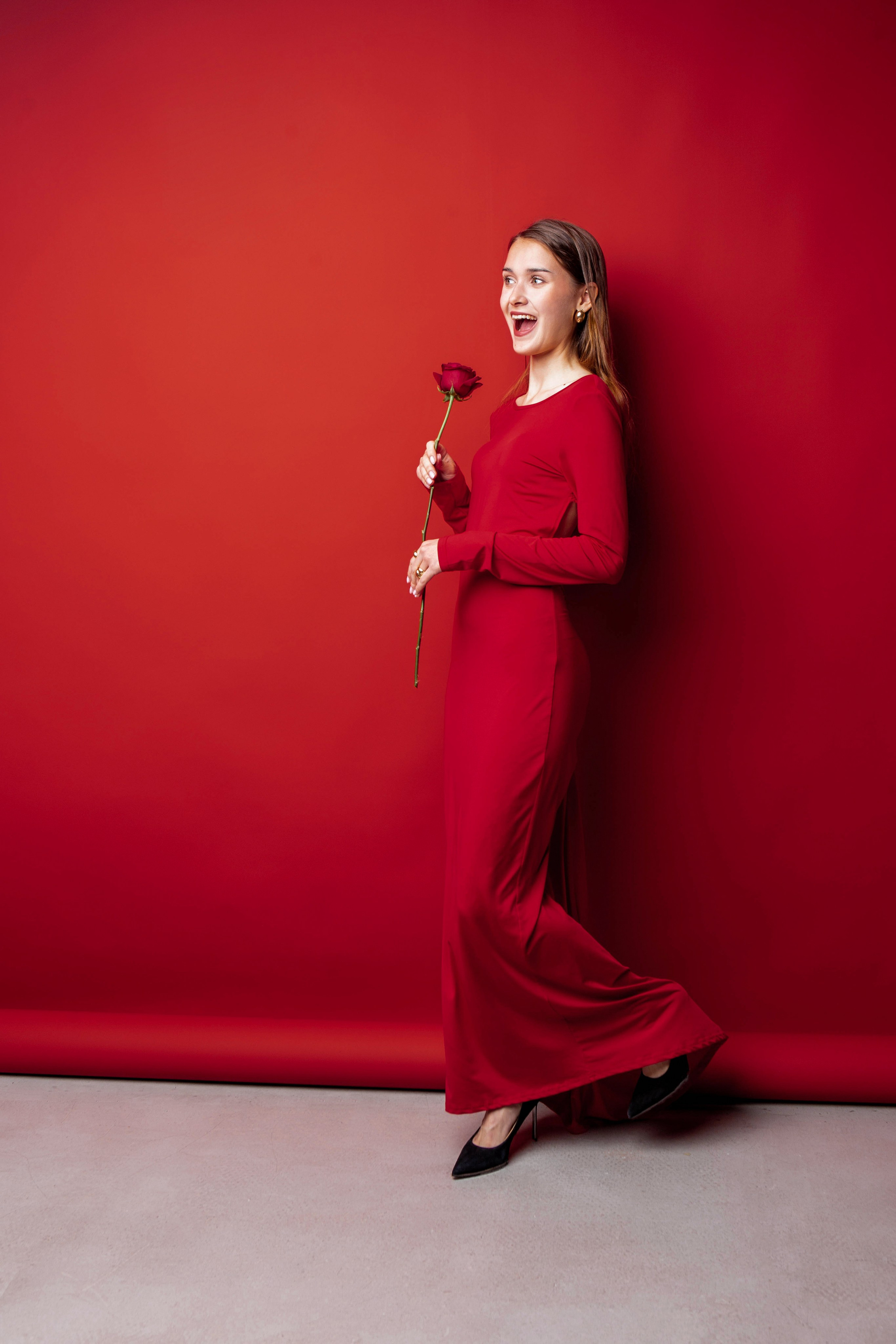 Алая роза. Фотограф Екатерина Голицына