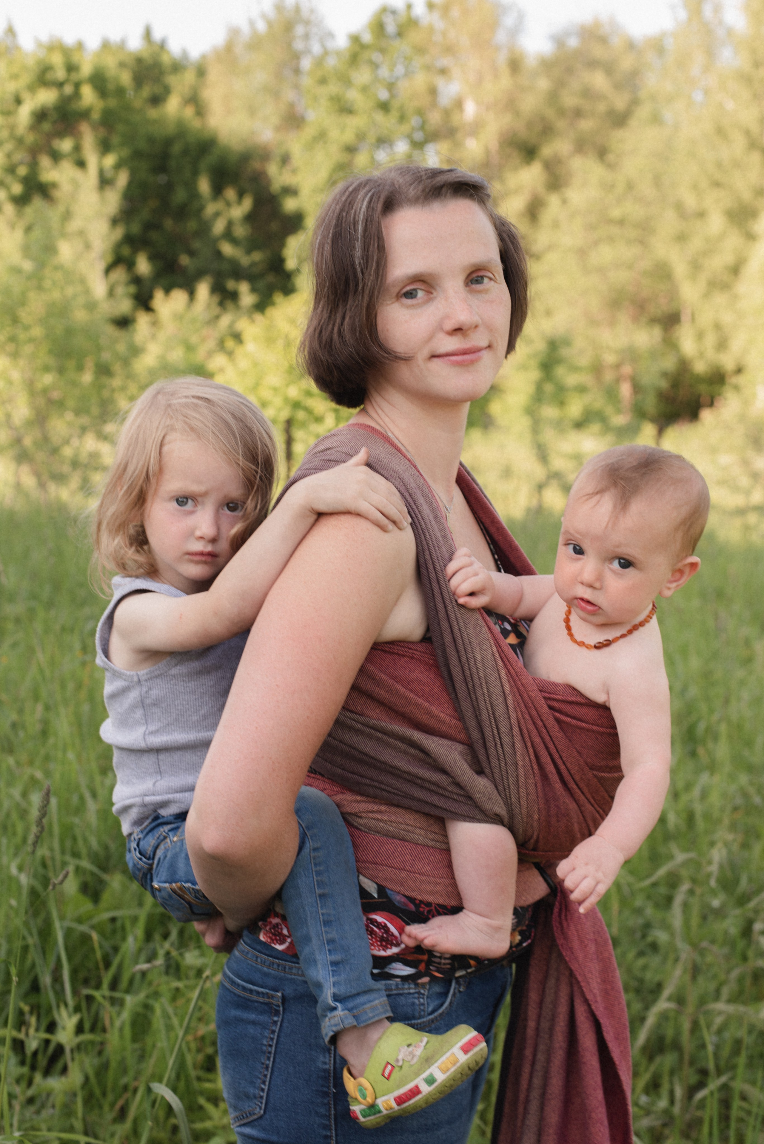 Наташа и её семья. Портретный фотограф в Москве Анжела Губайдулина