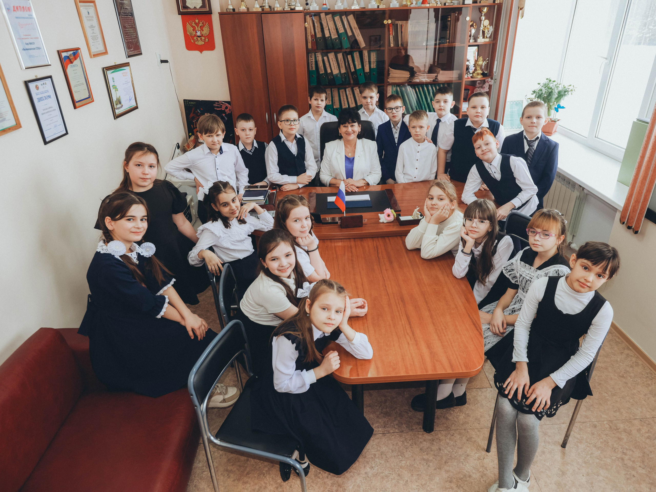 Школьники. Мультифотограф Динара Ахмедзянова