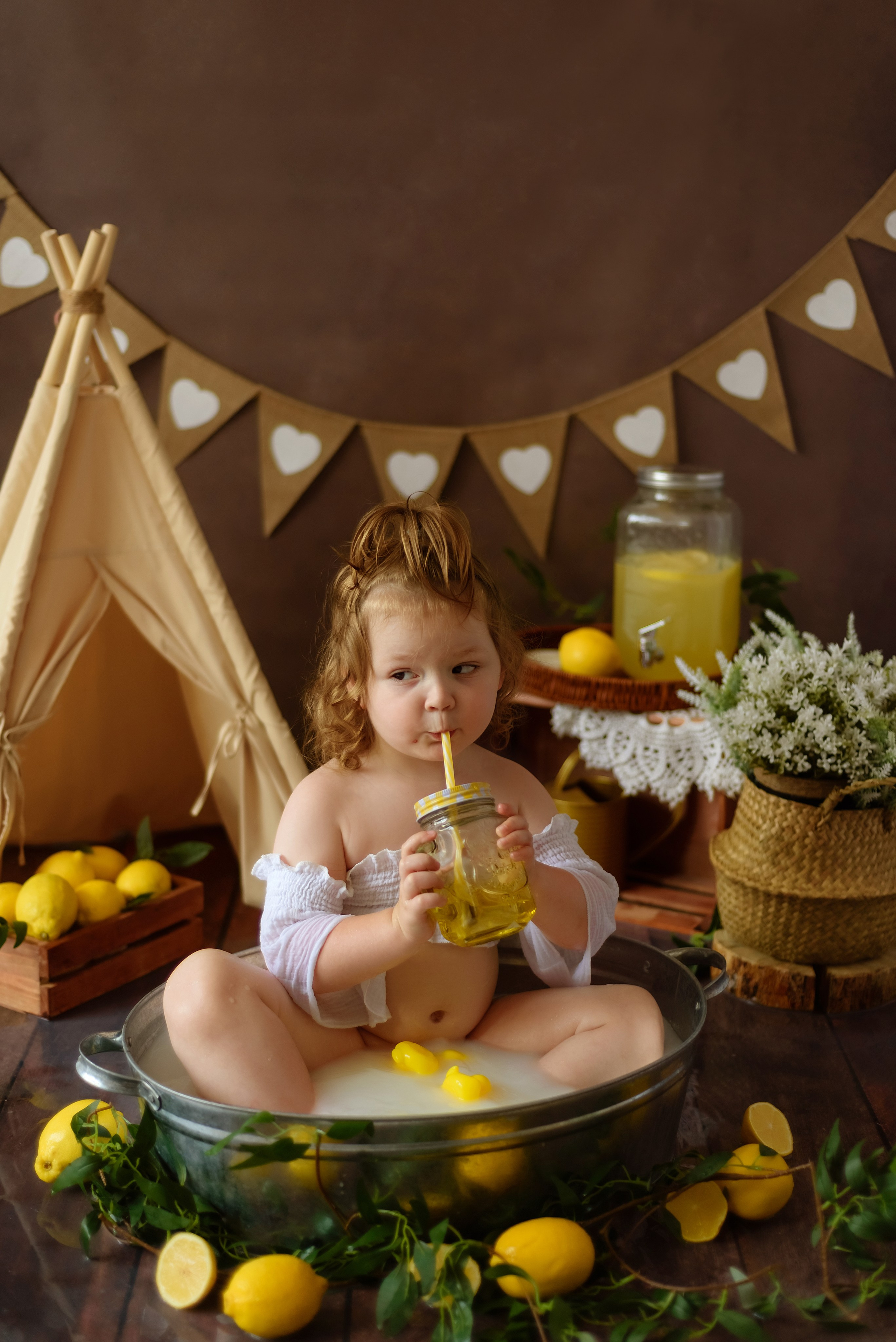 Фотопроект «Лимончики» Алиса. Детский Фотограф |Фотограф на годик в Брянске Ирина Романова