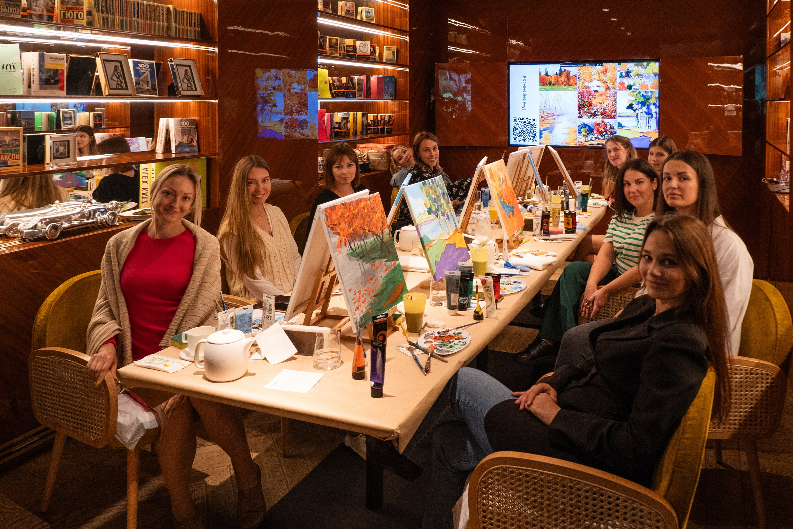 Корпоратив Teach Me Art 3. Портретный фотограф в Москве и Санкт-Петербурге Арина Чех