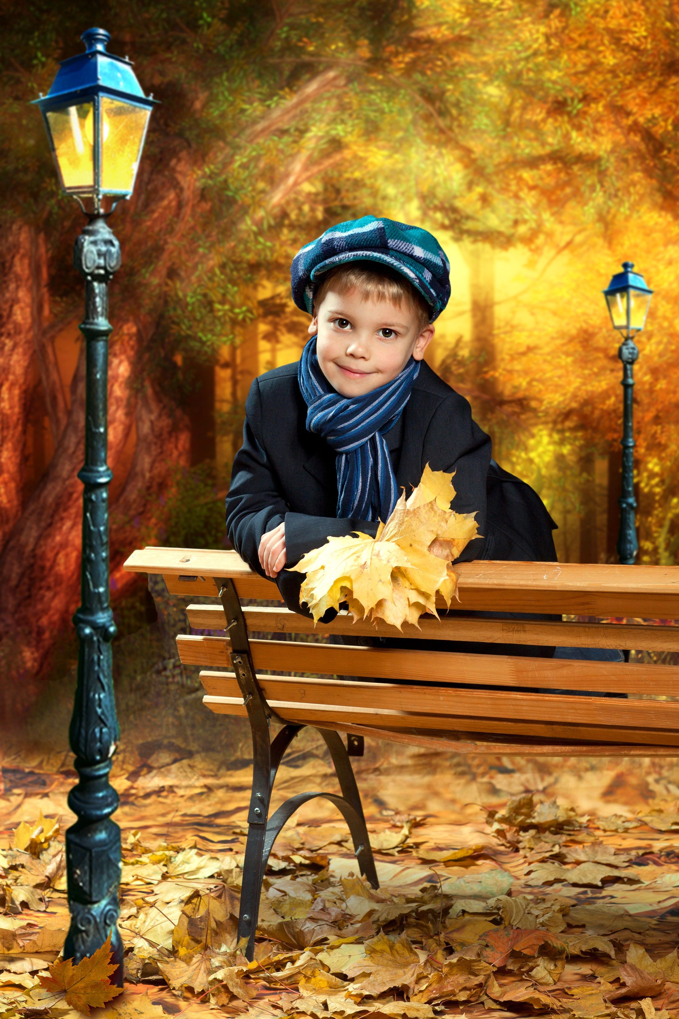 На лавочке. Art photographer Nino