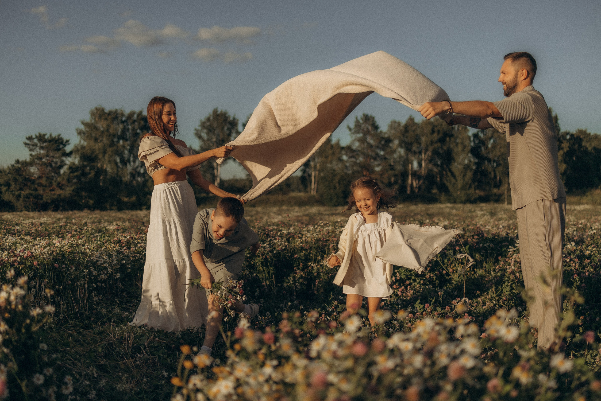 Семейная в ромашках. Эльвира Галимьянова — семейный фотограф Екатеринбурга