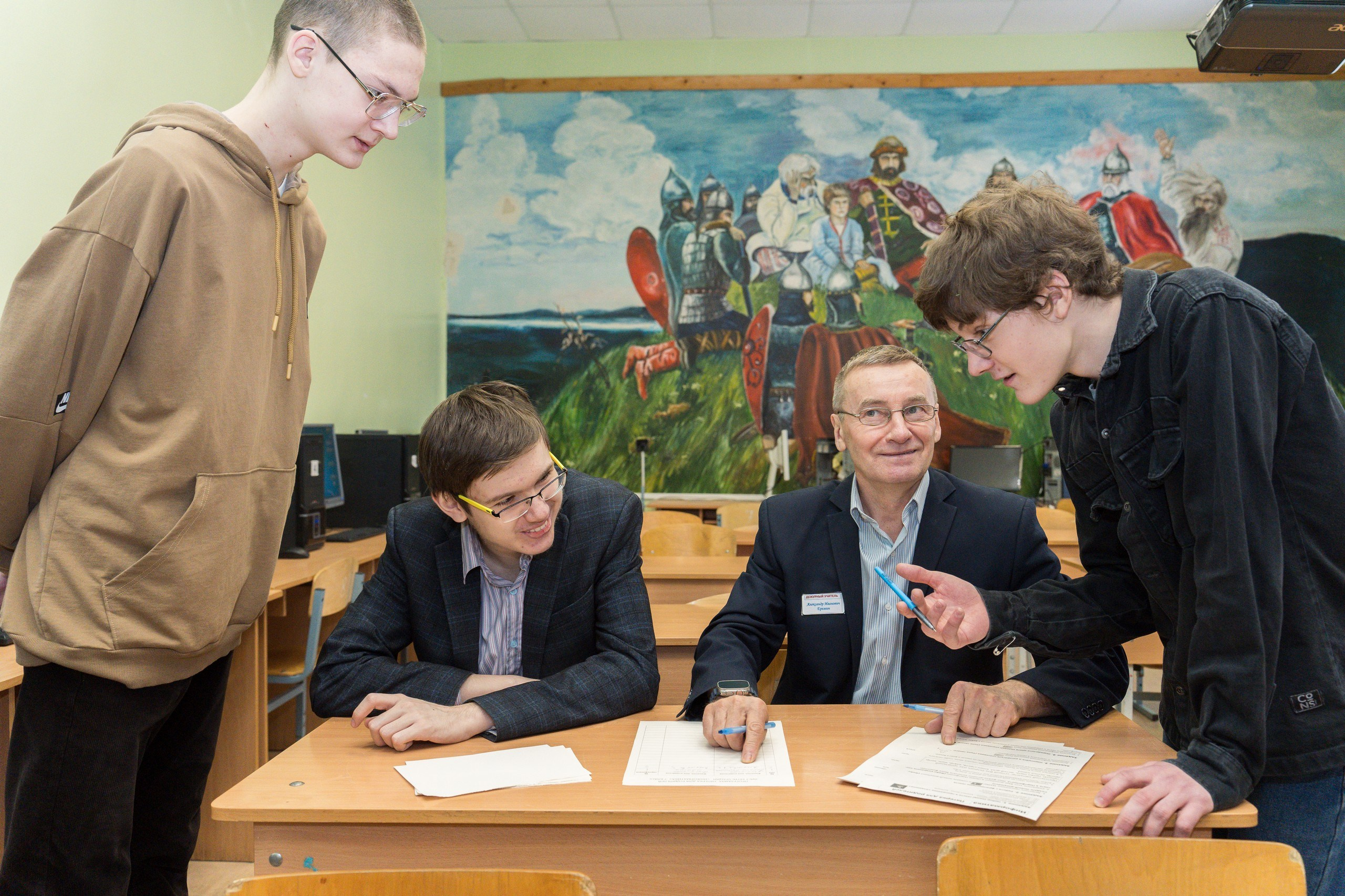 Пятёрка для ребёнка. Репортажная съёмка в Санкт-Петербурге, Константин Петров