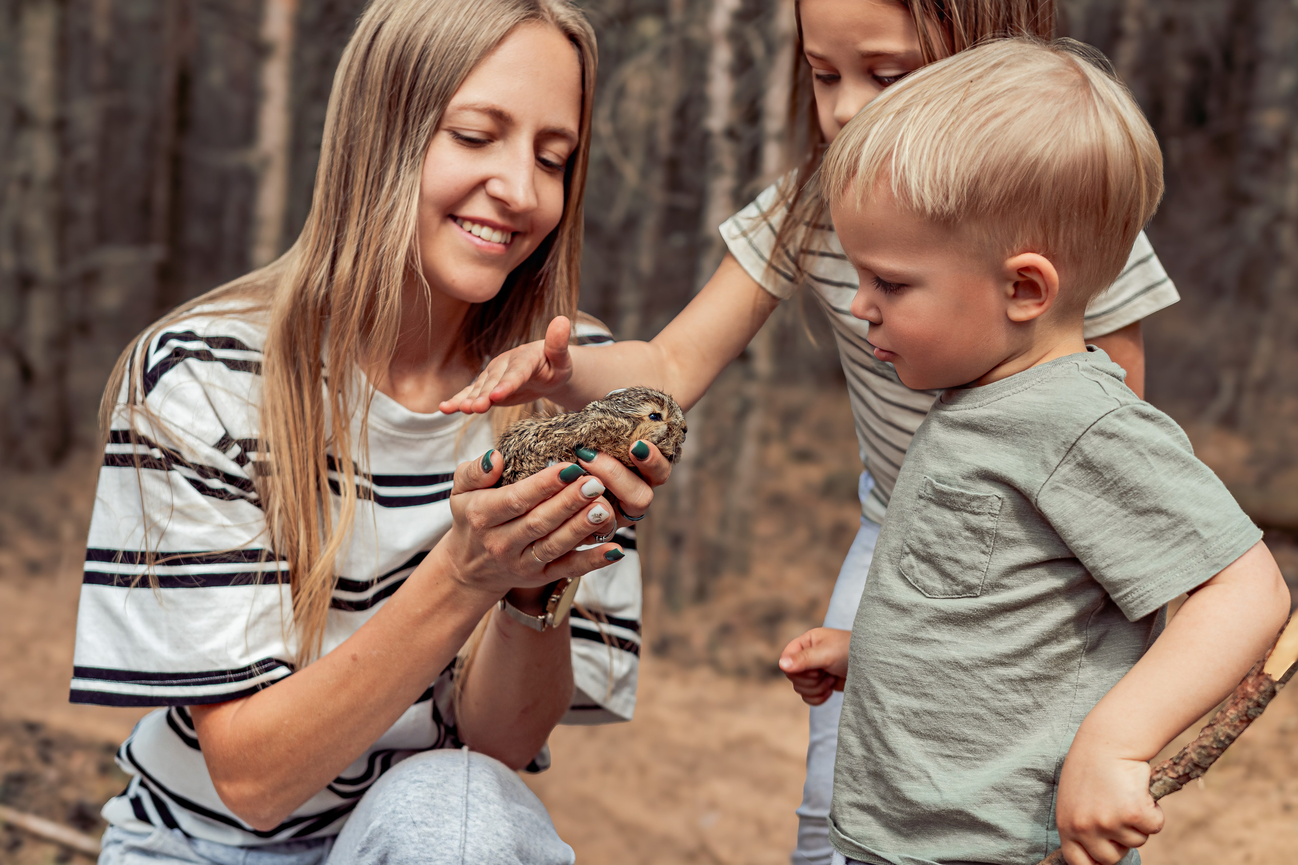 Семейная фотосессия в лесу