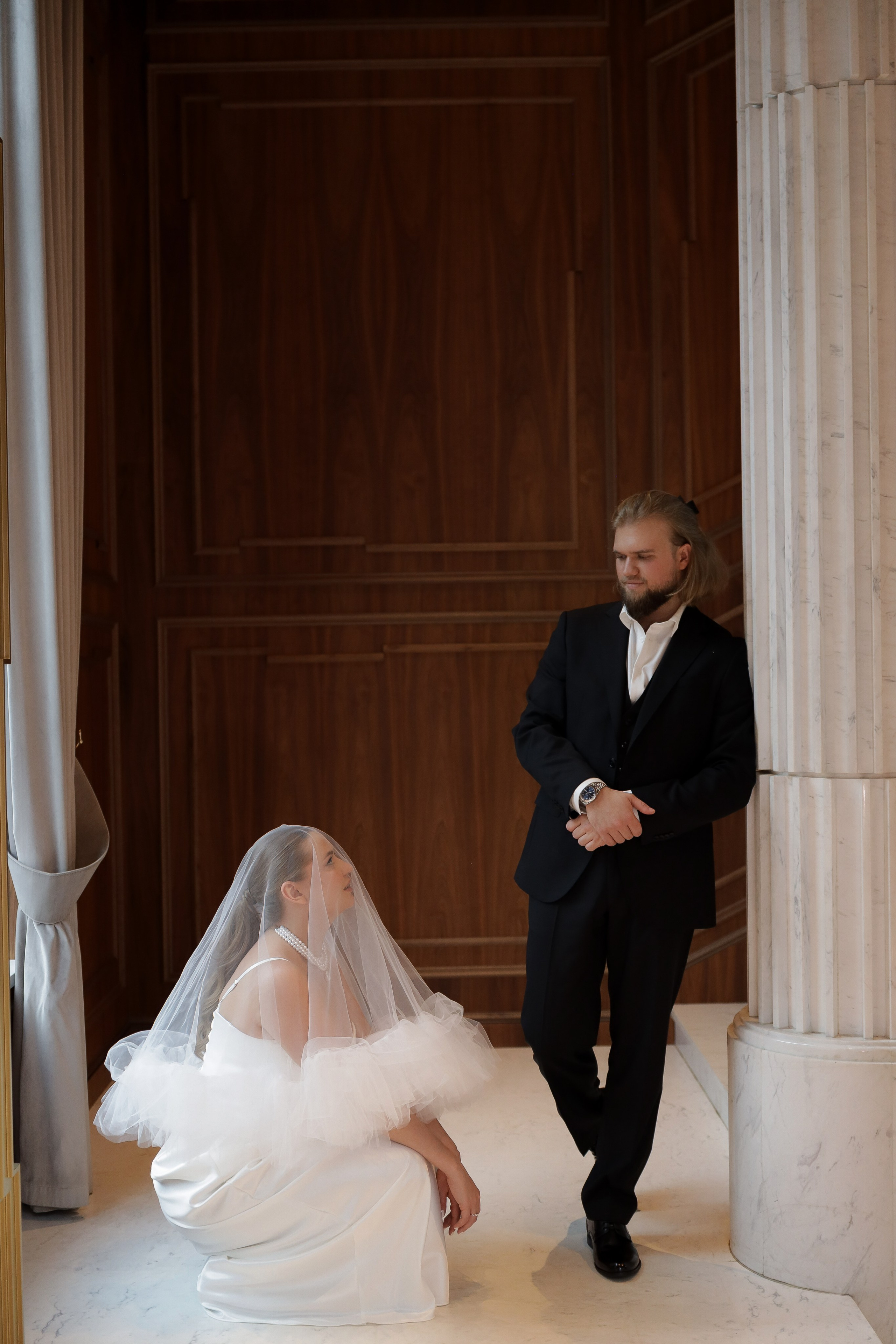 Максим и Анна | Кафе Пушкин. Свадебный фотограф Москва