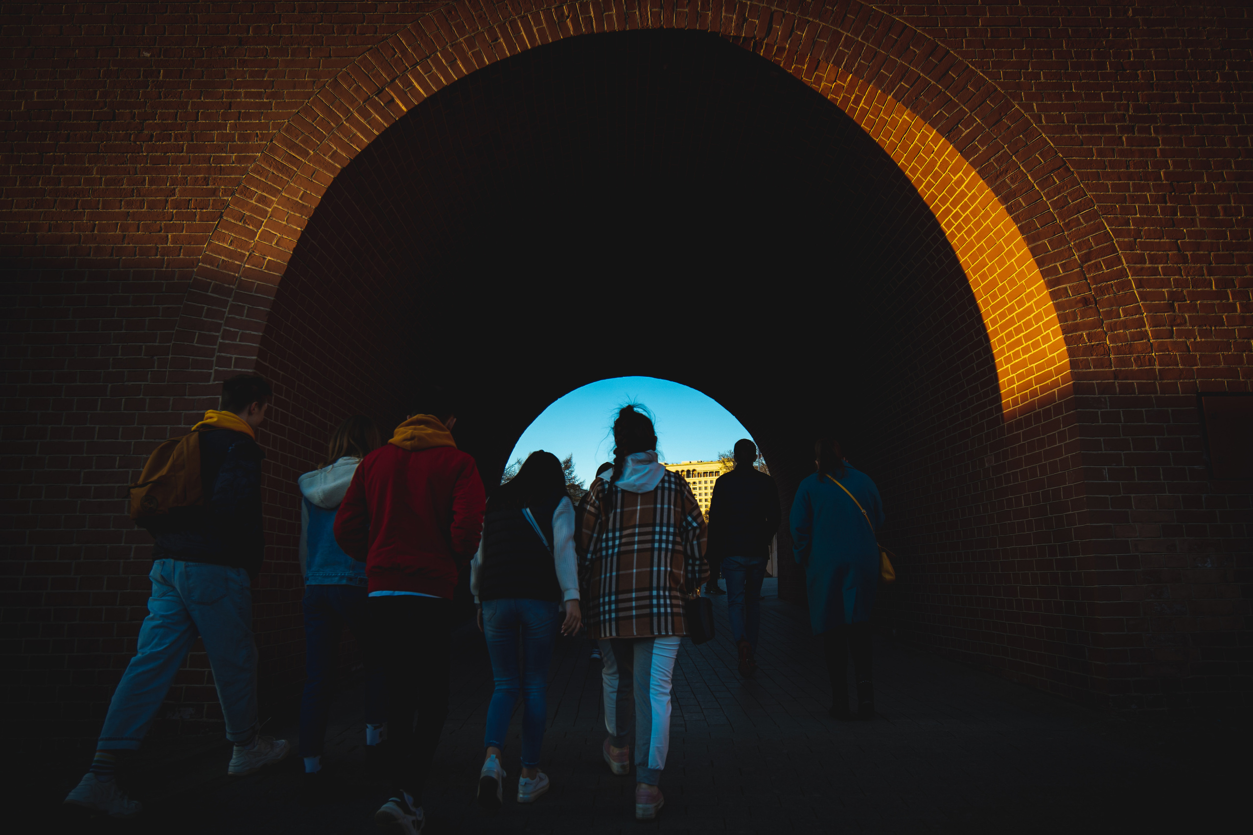 Вход в арку Александровского сада