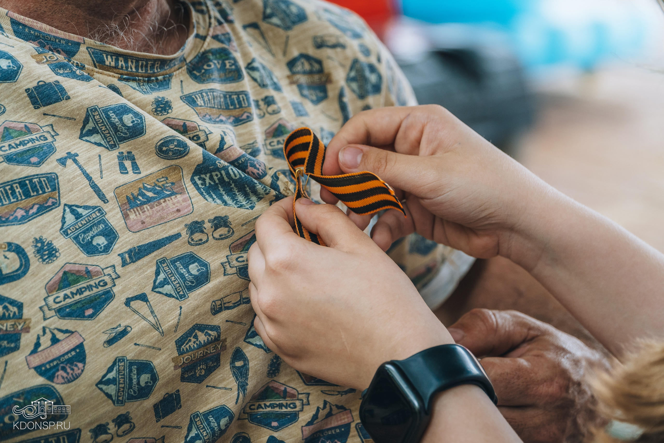 «Георгиевская ленточка — символ Победы». Новотитаровский Дом культуры