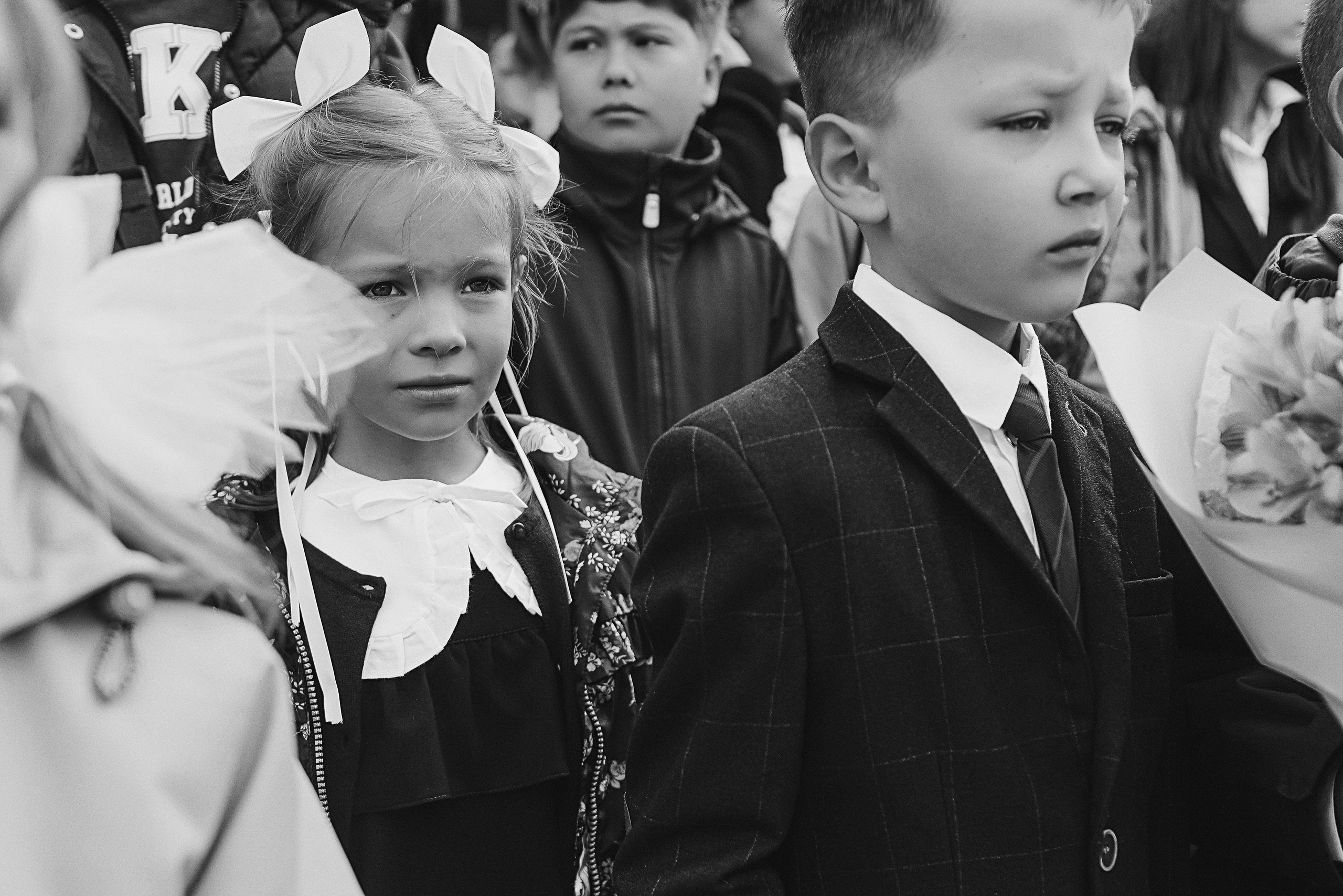 1 сентября линейка+кл час+портреты. Семейный фотограф Тюмень, фотограф на роды Салмина Мария