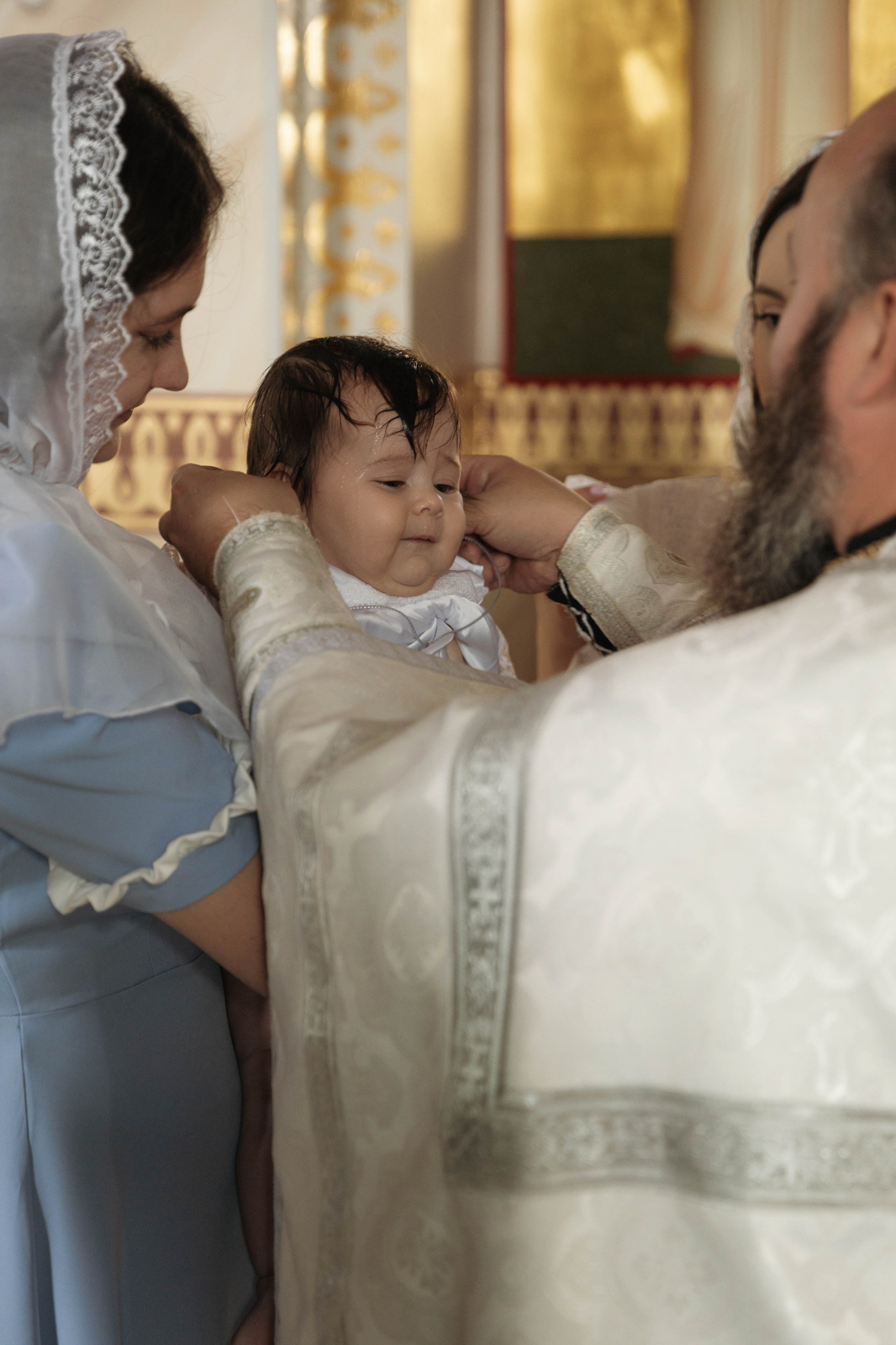 Таинство Крещения Есении. Фотограф Сальск Катерина