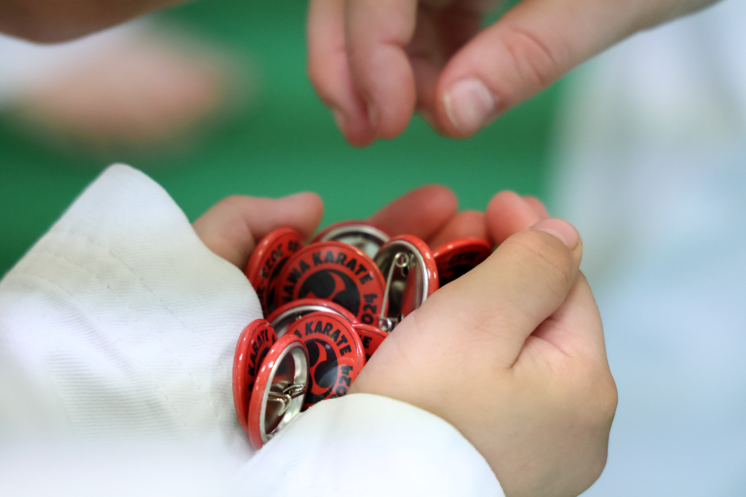 Вручение поясов в школе Окинава каратэ. Спортивный и репортажный фотограф Ермакова Светлана