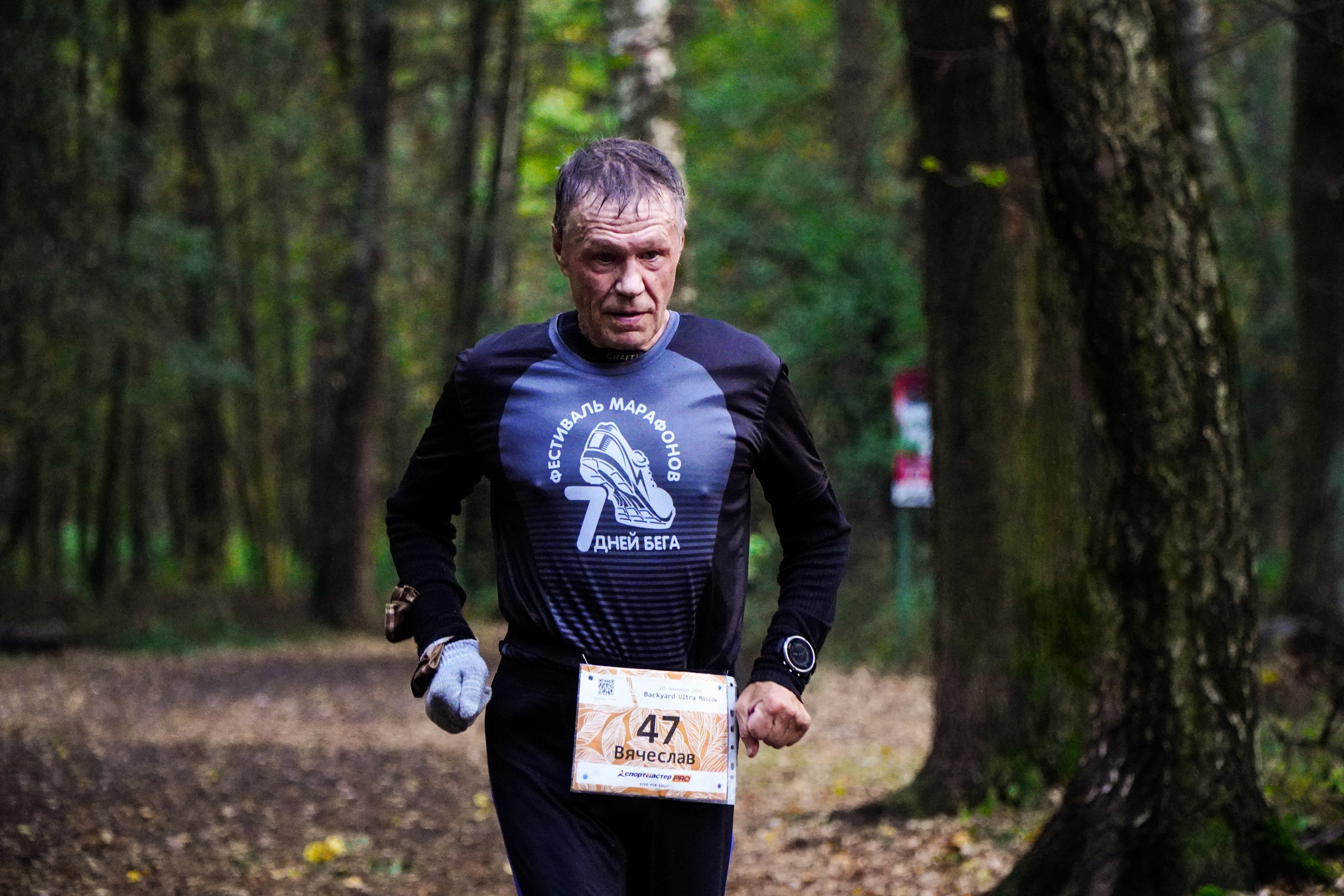 Backyard Ultra Moscow 2024. Роман Капилюшов. Бег. Фото. Видео. г. Люберцы