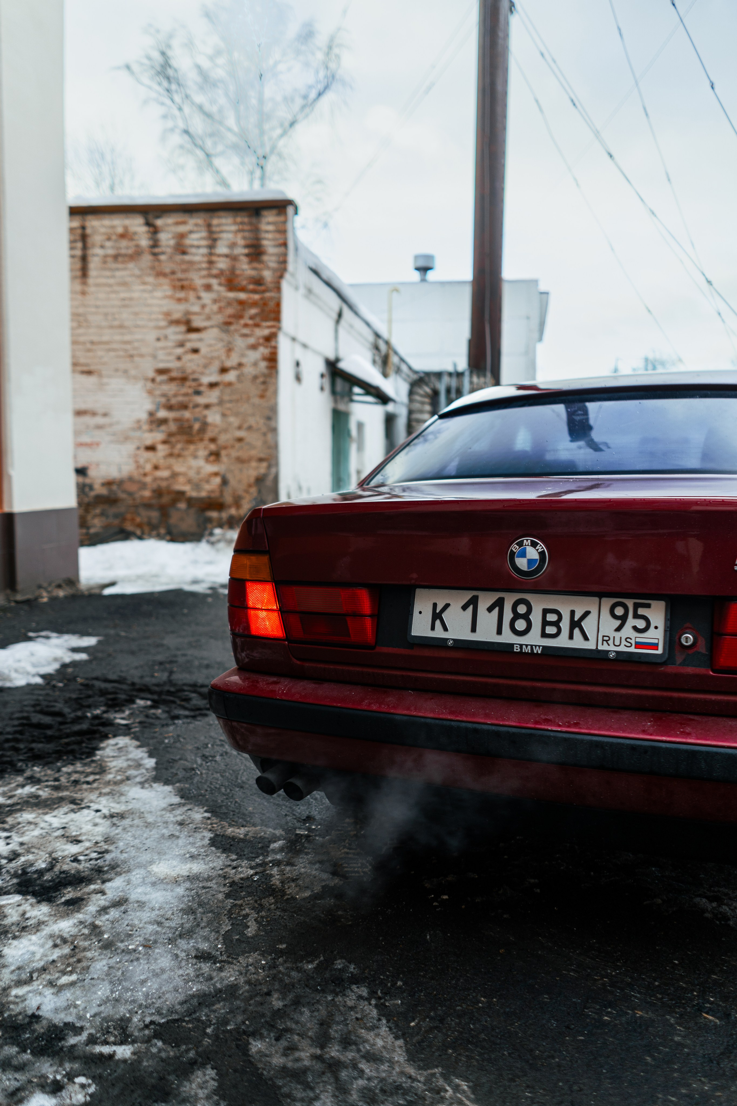 Автомобильная фото-сессия BMW 540i E34 в Калуге