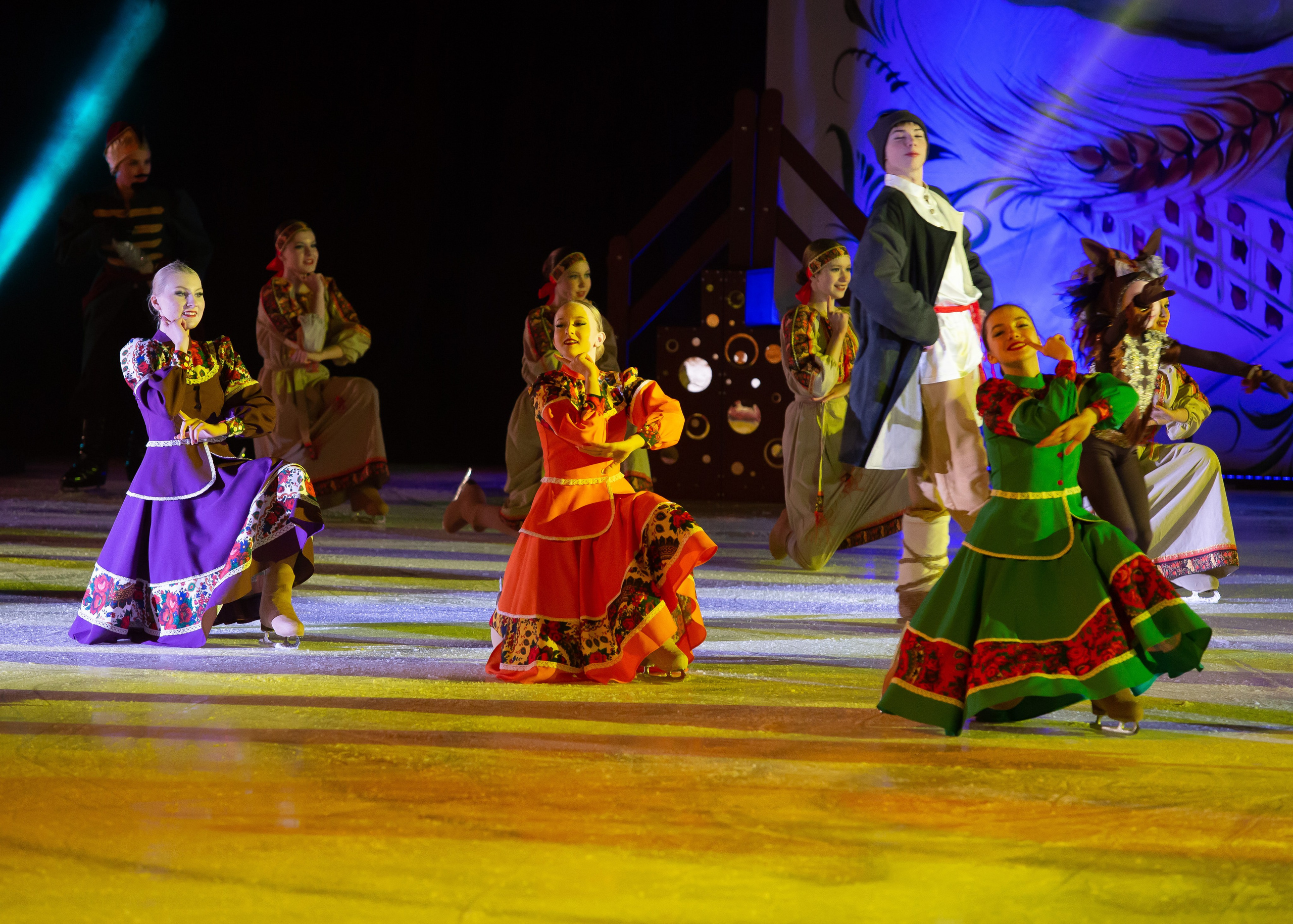 Сказочное новогоднее ледовое шоу «Конек-Горбунок» АЛЕКО. Репортажный фотограф в Москве