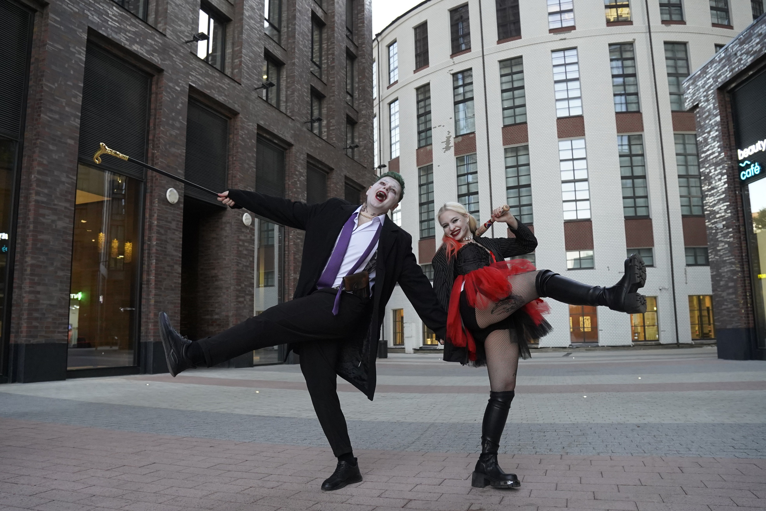 Харли и Джокер. Фотограф и видеограф Елена Суетенкова, Создание ярких воспоминаний о важных событиях. Москва, Россия, Мир