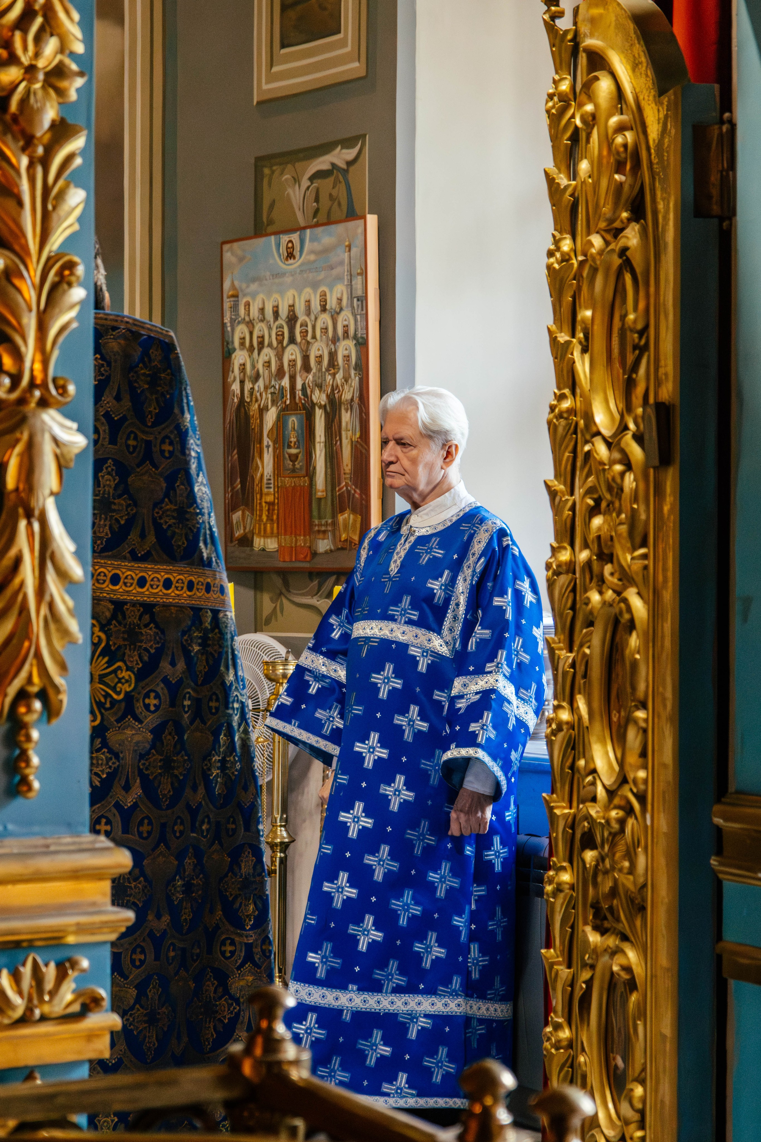 Литургия в храме иконы Божией Матери «Живоносный Источник» в Царицыне. Фотограф Москва Валерия Веденина