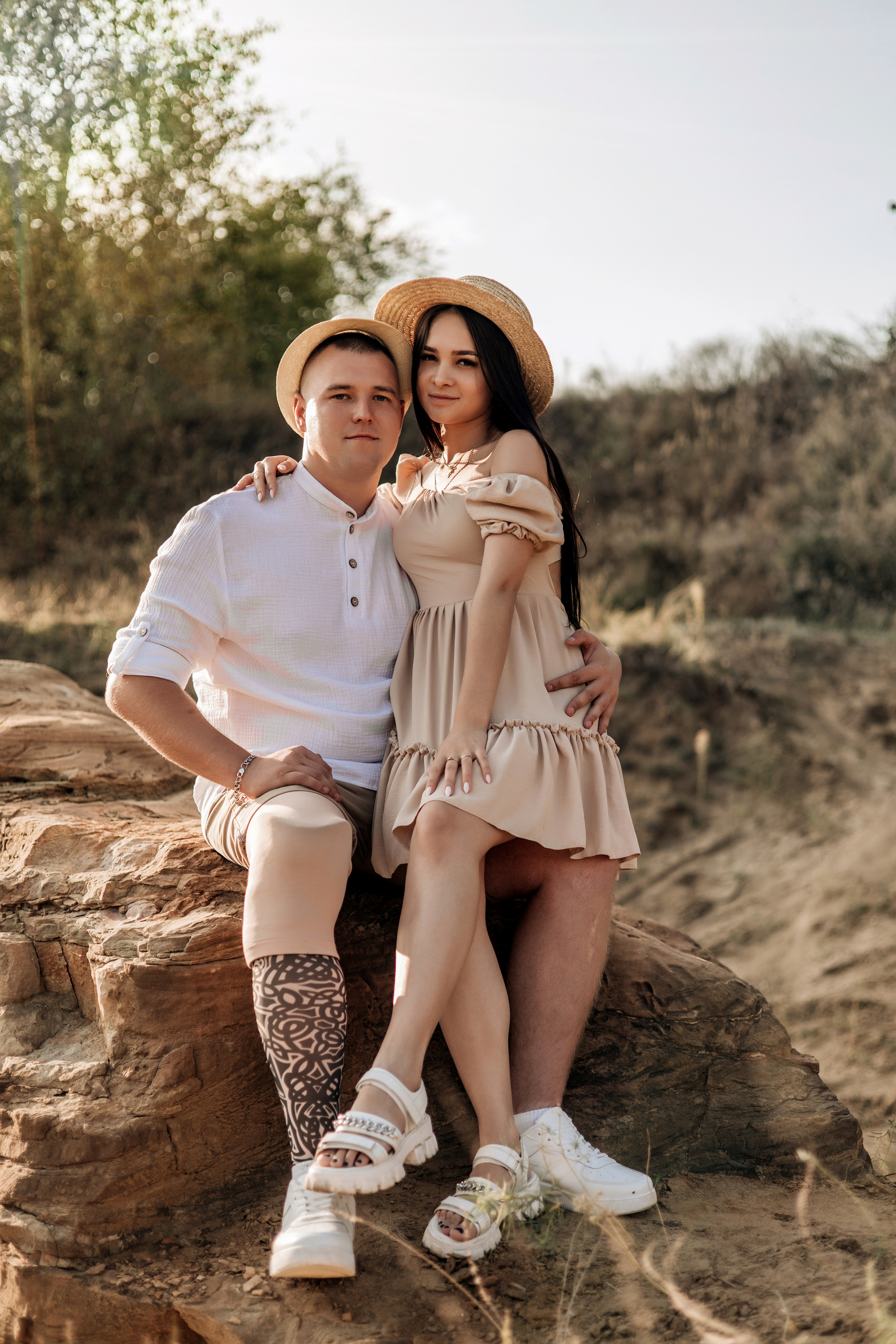 предсвадебная фото на закате